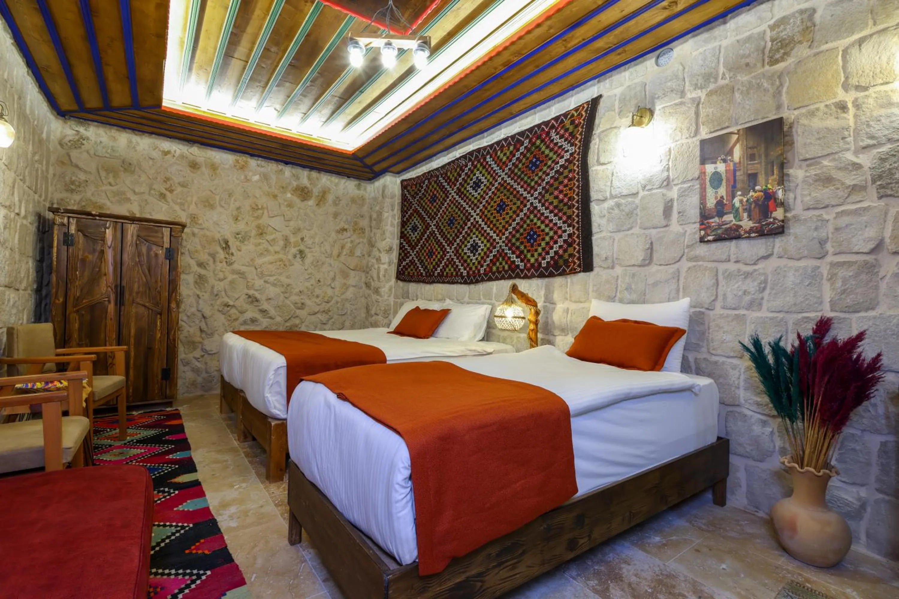 Bed in Gala Cave Cappadocia