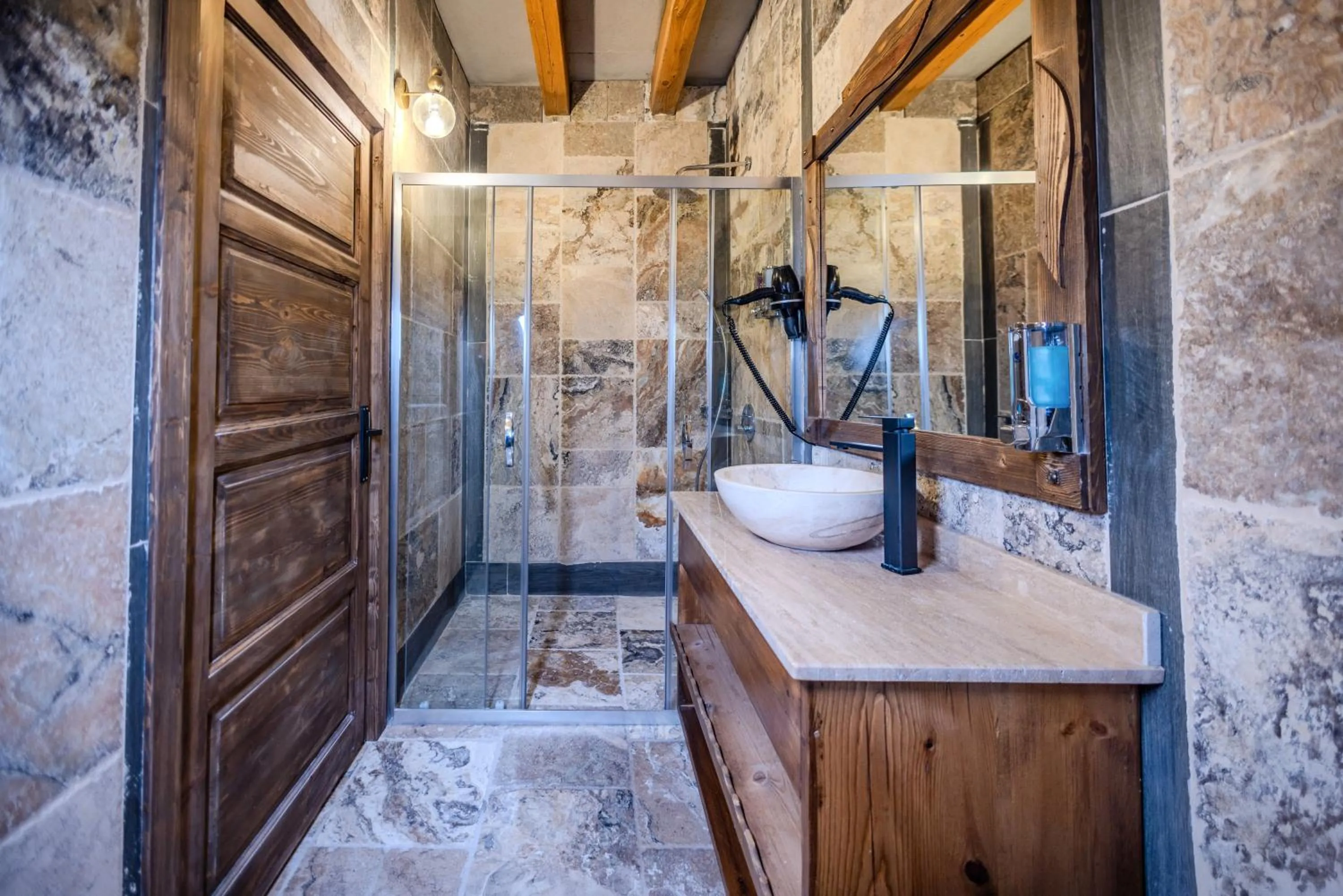 Shower in Gala Cave Cappadocia