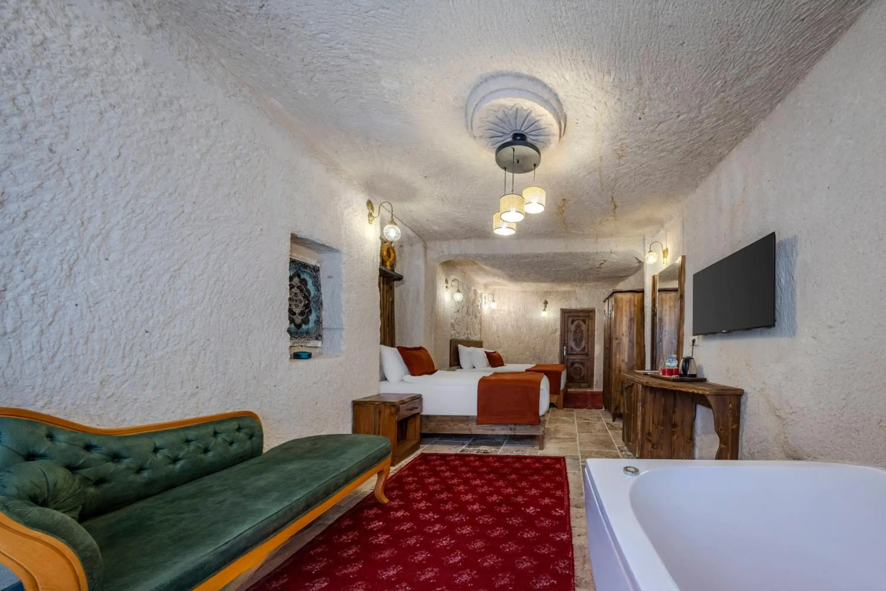 Bed in Gala Cave Cappadocia Bed in Gala Cave Cappadocia