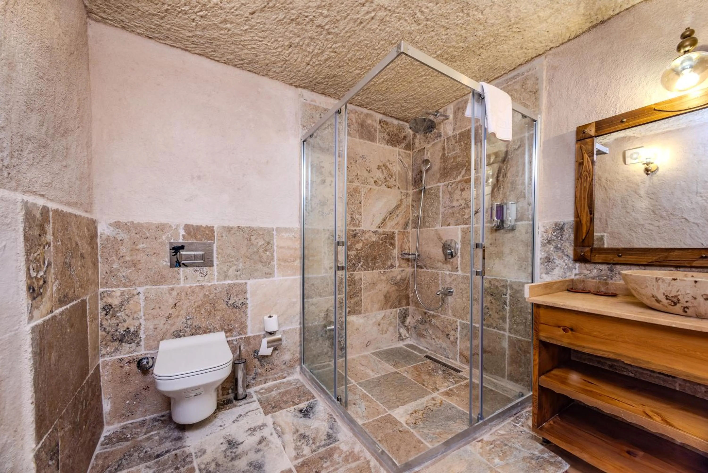 Shower in Gala Cave Cappadocia