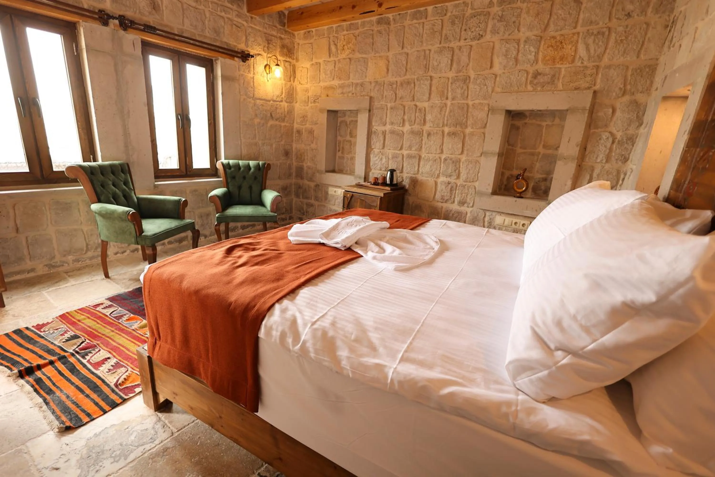 Bedroom, Bed in Gala Cave Cappadocia
