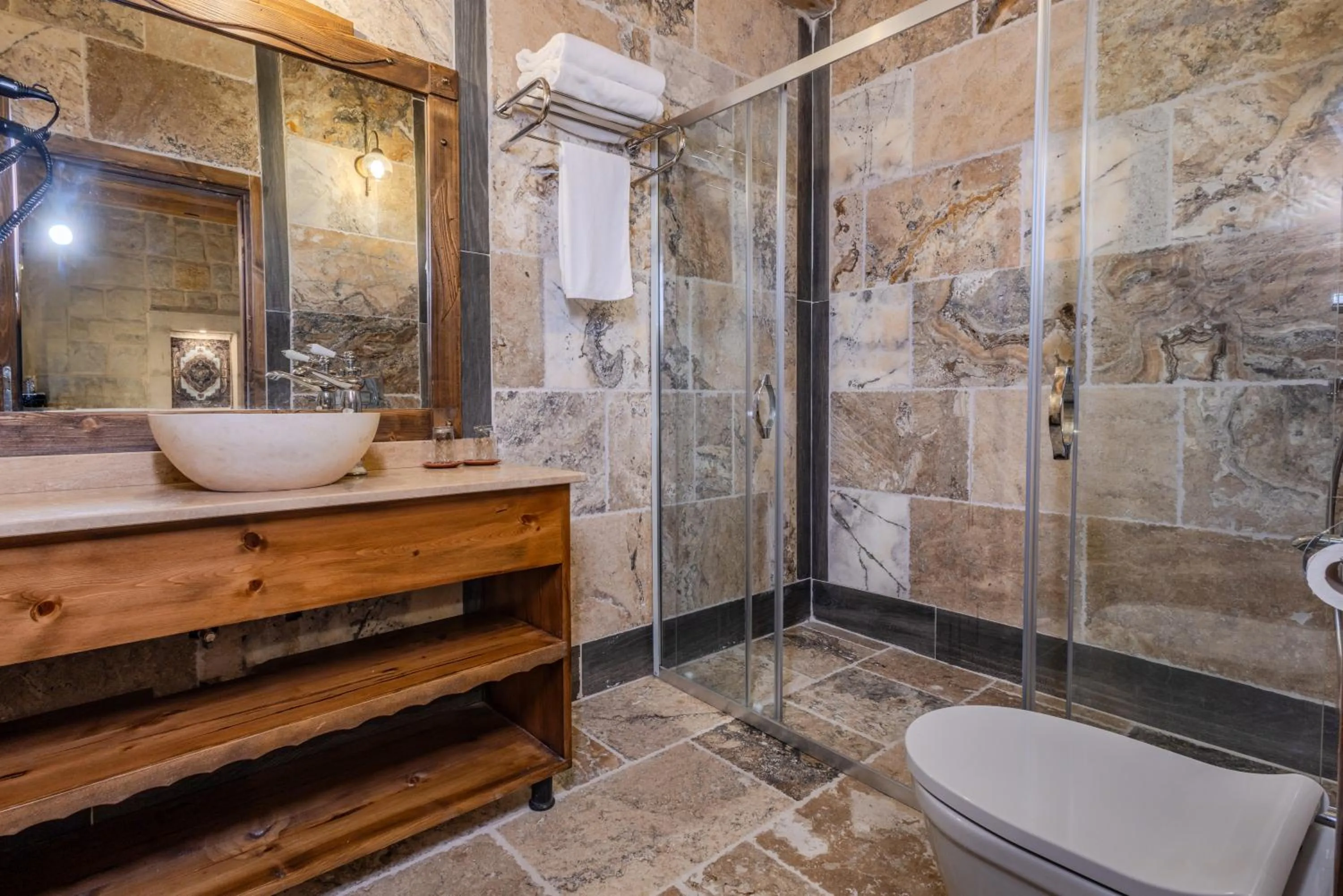 Bathroom in Gala Cave Cappadocia