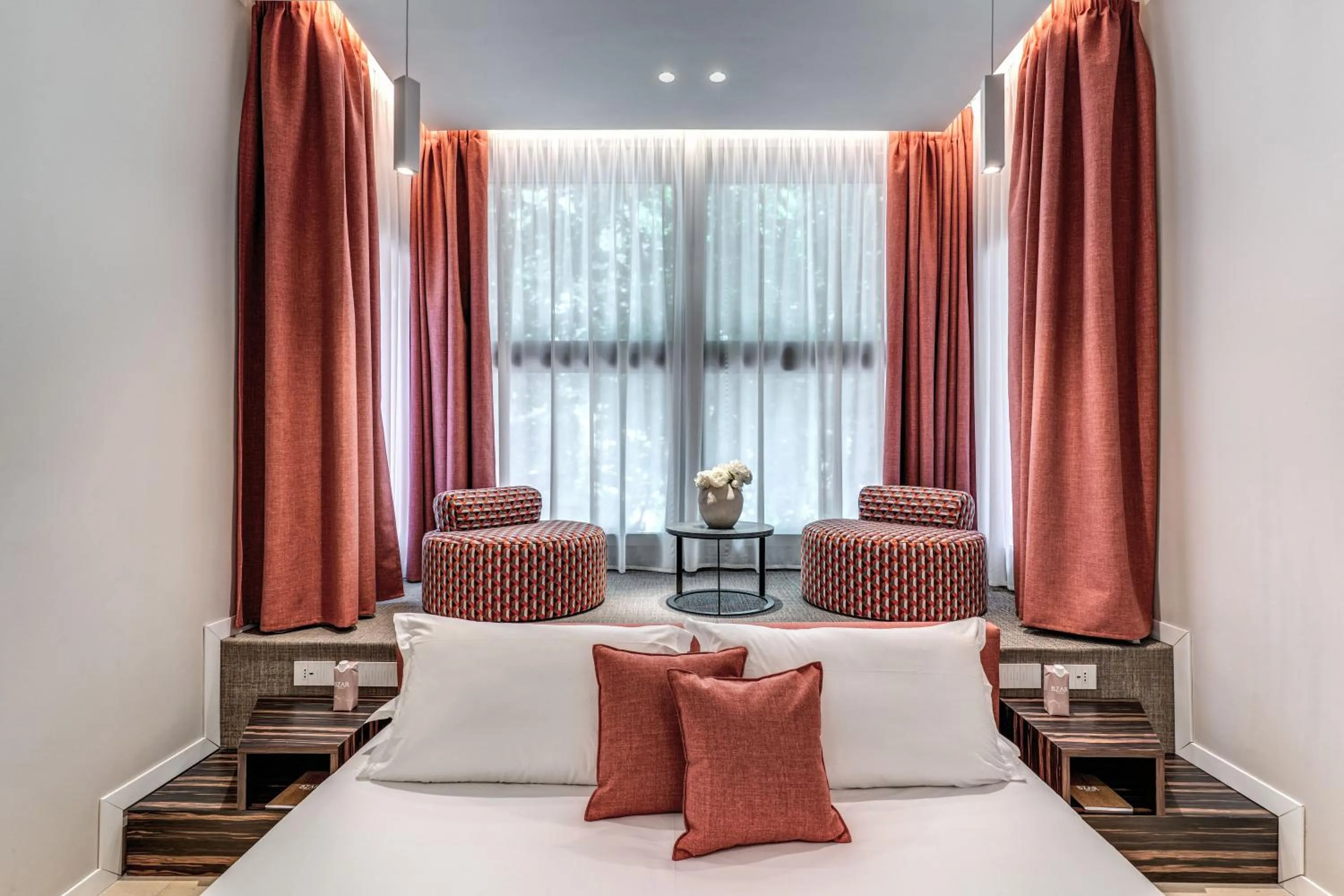 Bed in Parioli Cube Hotel