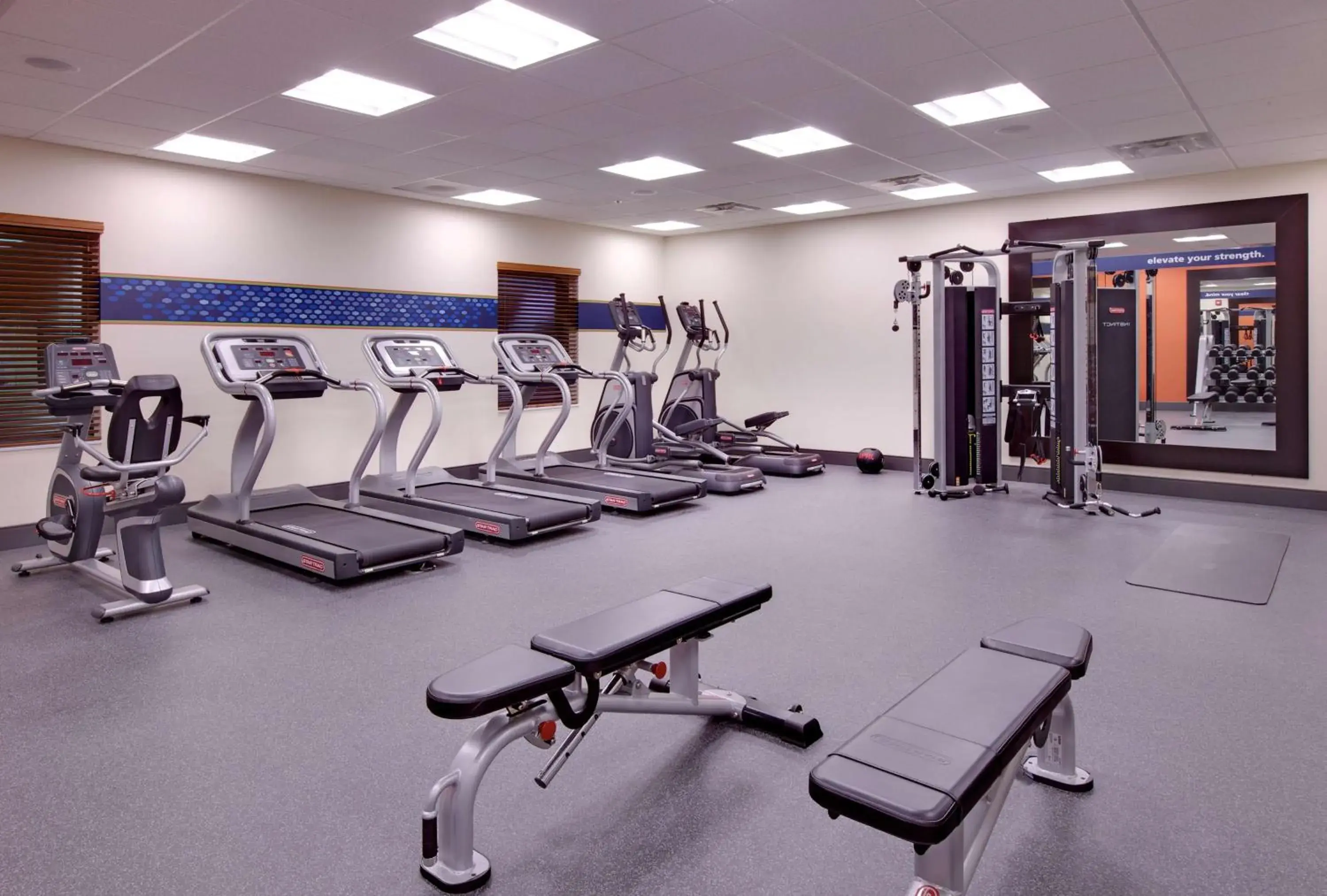 Fitness centre/facilities in Hampton Inn and Suites Snyder Fitness centre/facilities in Hampton Inn and Suites Snyder