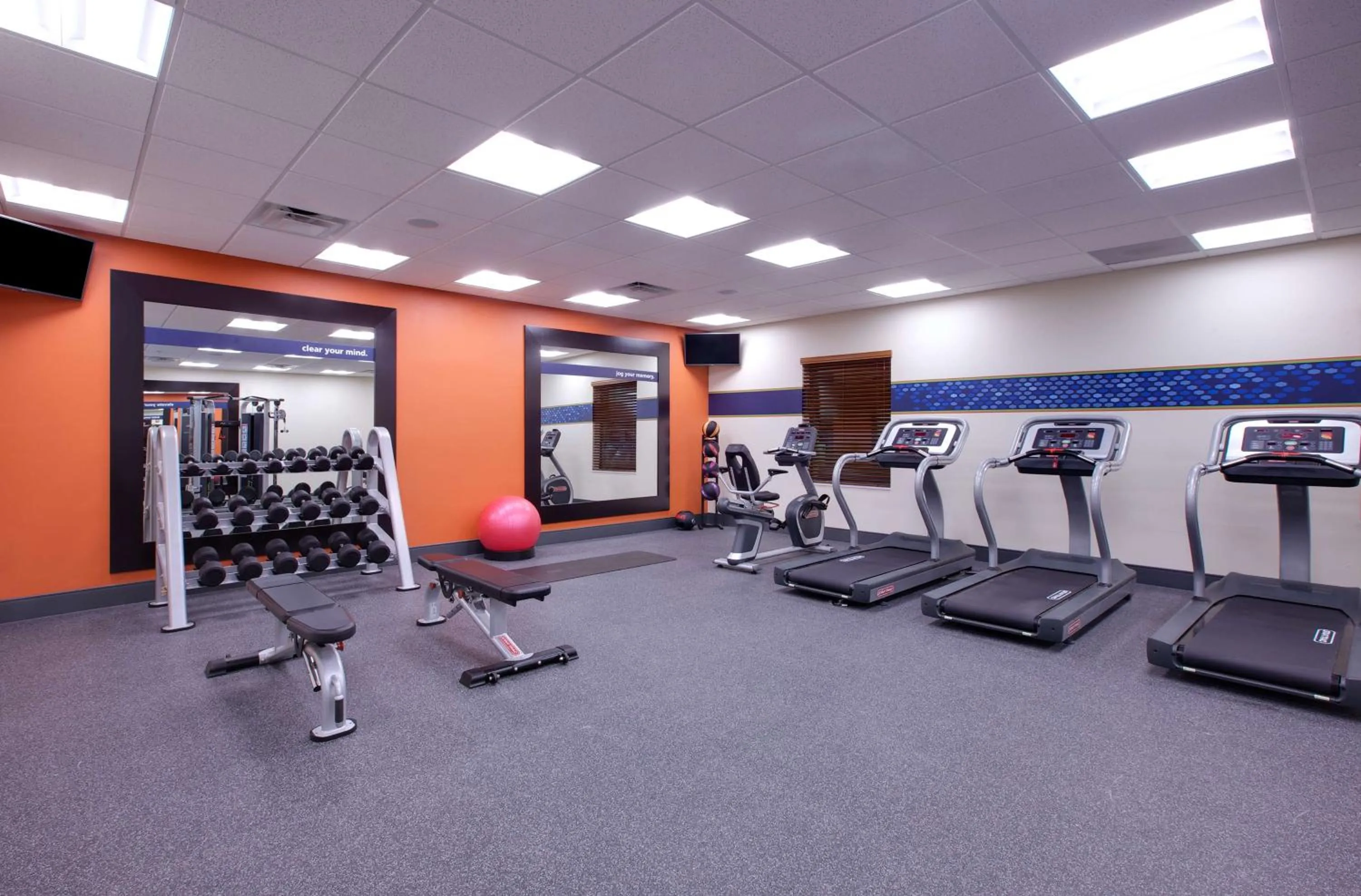 Fitness centre/facilities in Hampton Inn and Suites Snyder