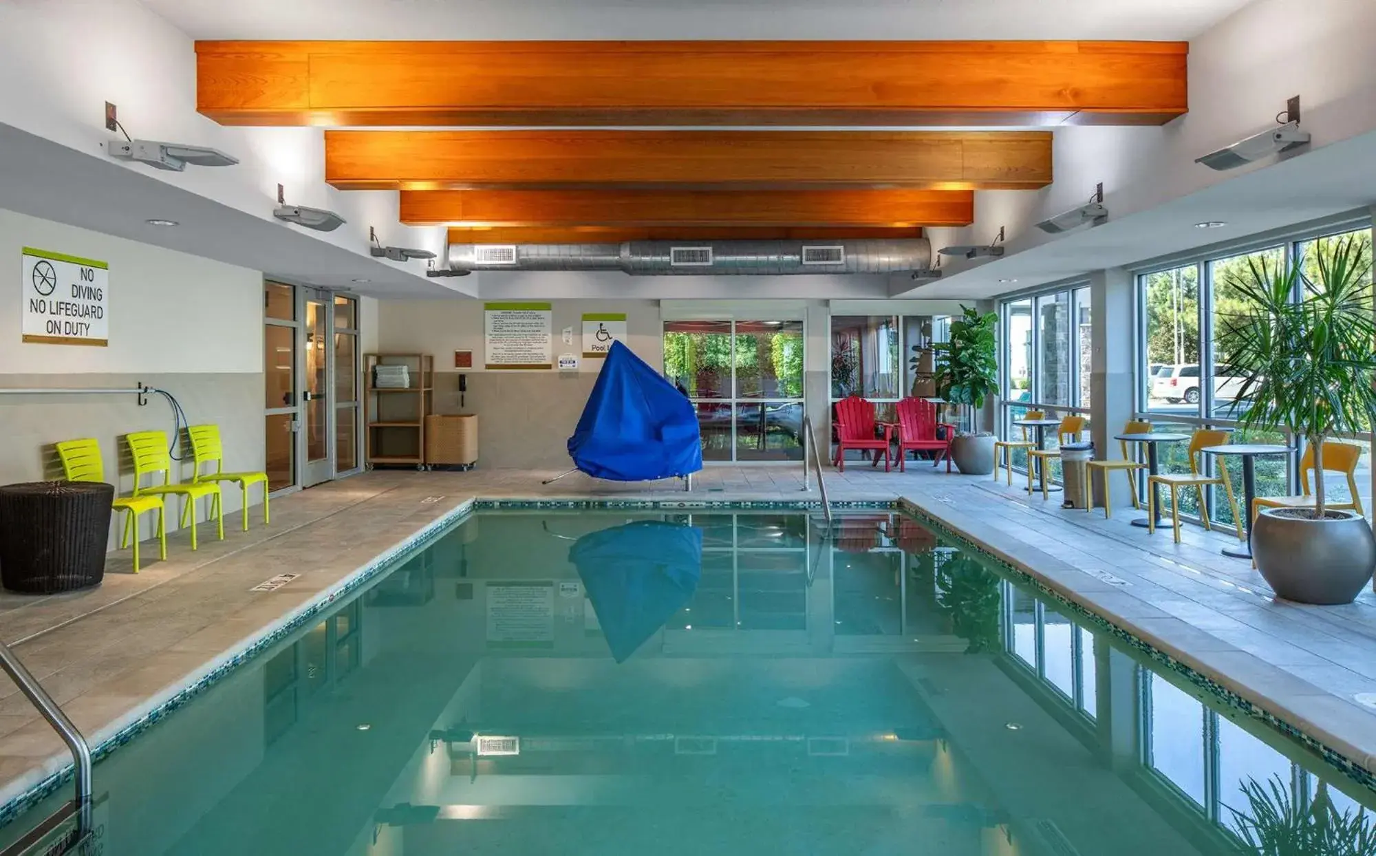 Pool view in Home2 Suites by Hilton Little Rock West Pool view in Home2 Suites by Hilton Little Rock West