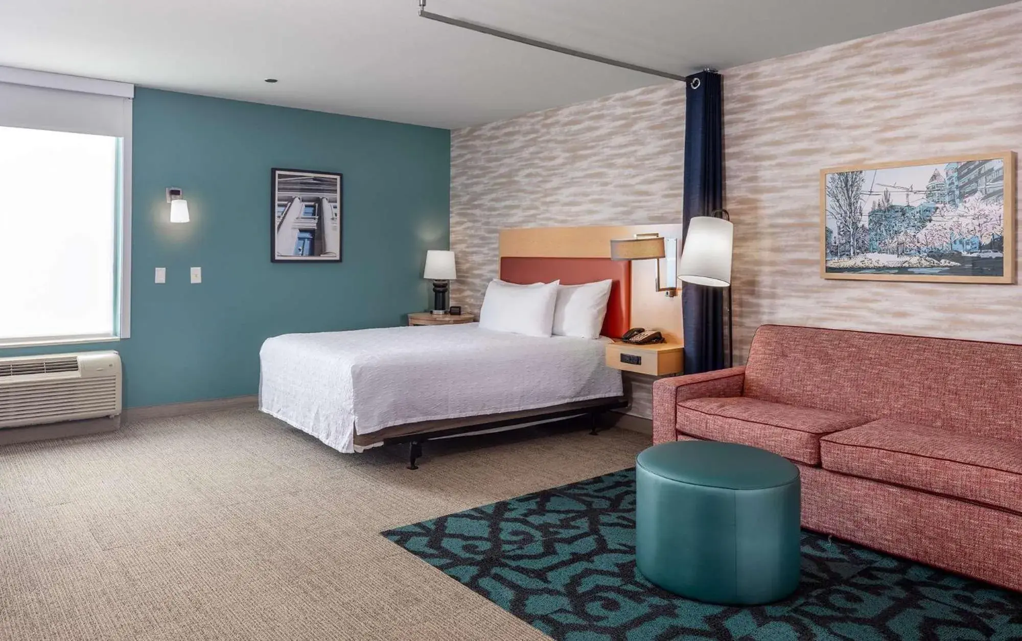 Living room, Bed in Home2 Suites by Hilton Little Rock West Living room, Bed in Home2 Suites by Hilton Little Rock West