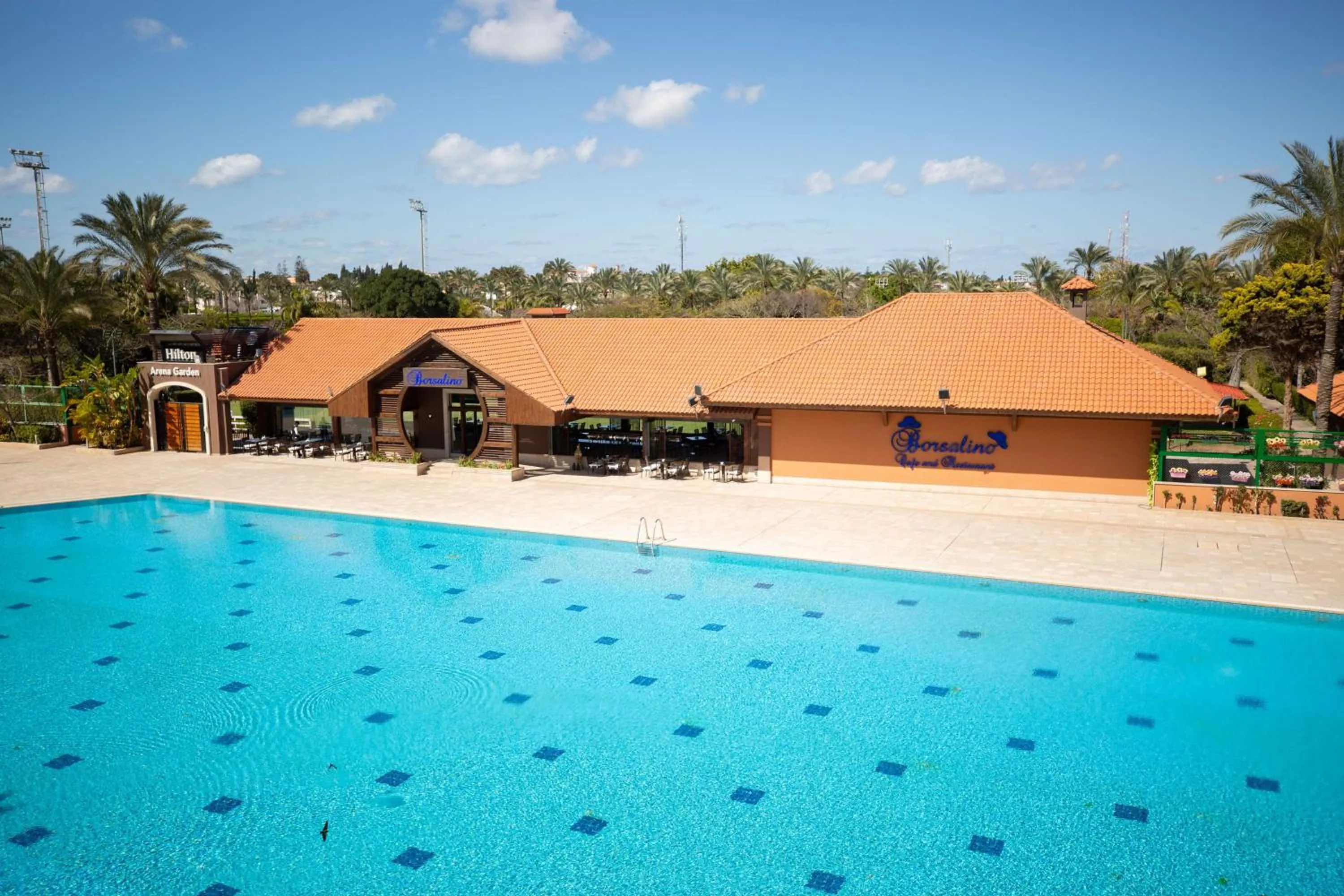 Restaurant/places to eat in Hilton Alexandria King's Ranch Hotel