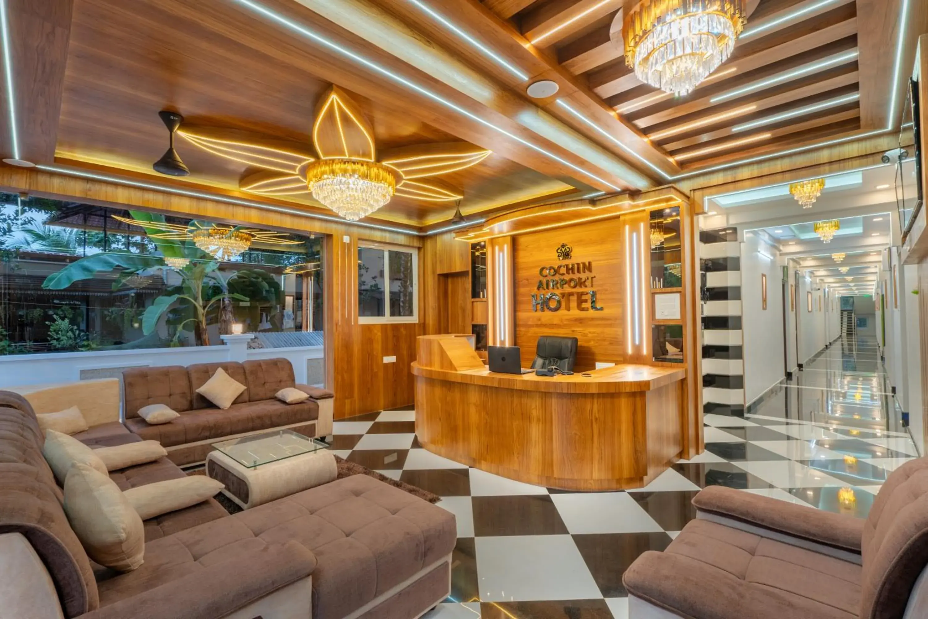 Property building in Cochin Airport Hotel Property building in Cochin Airport Hotel