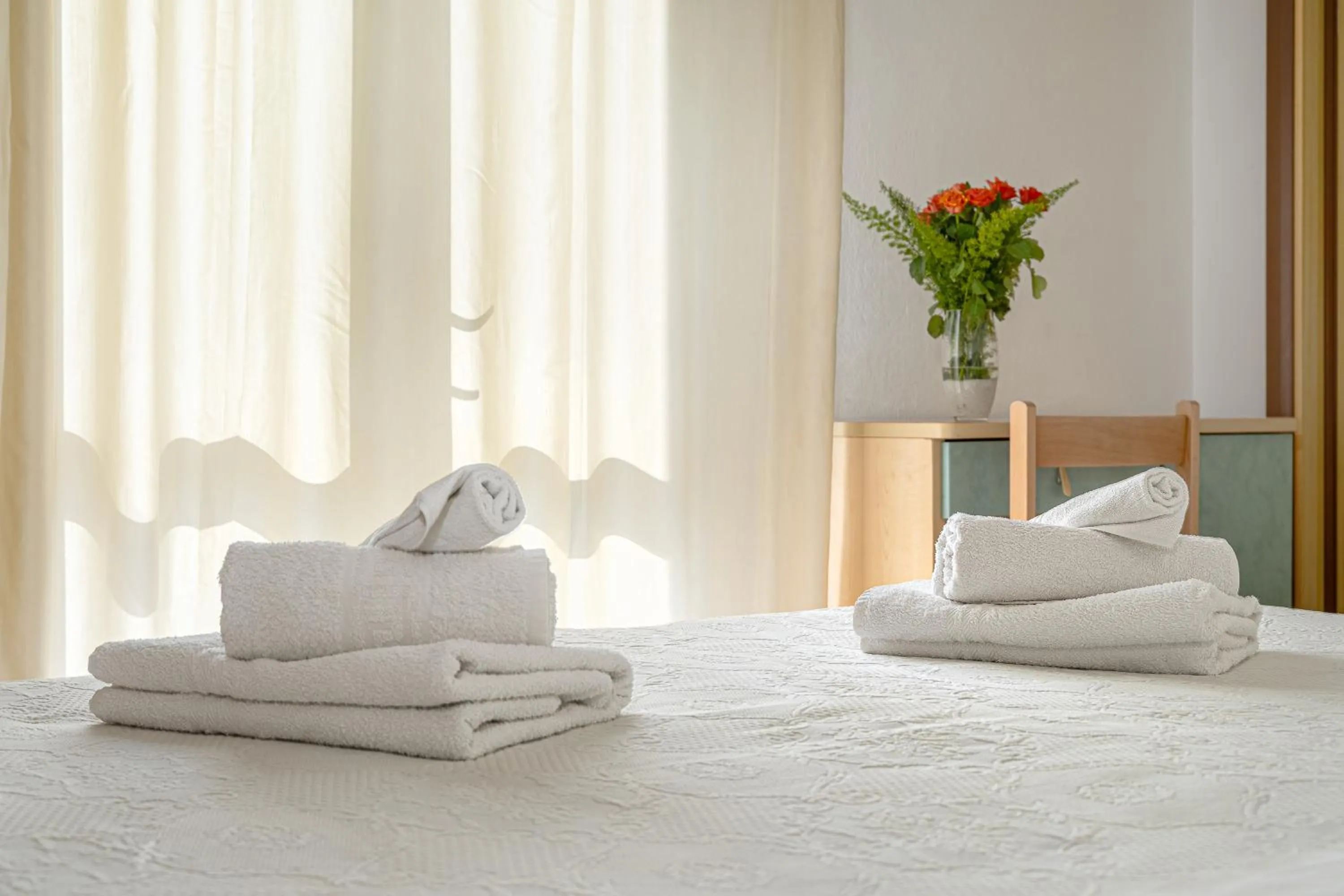 Bed in Hotel Luca