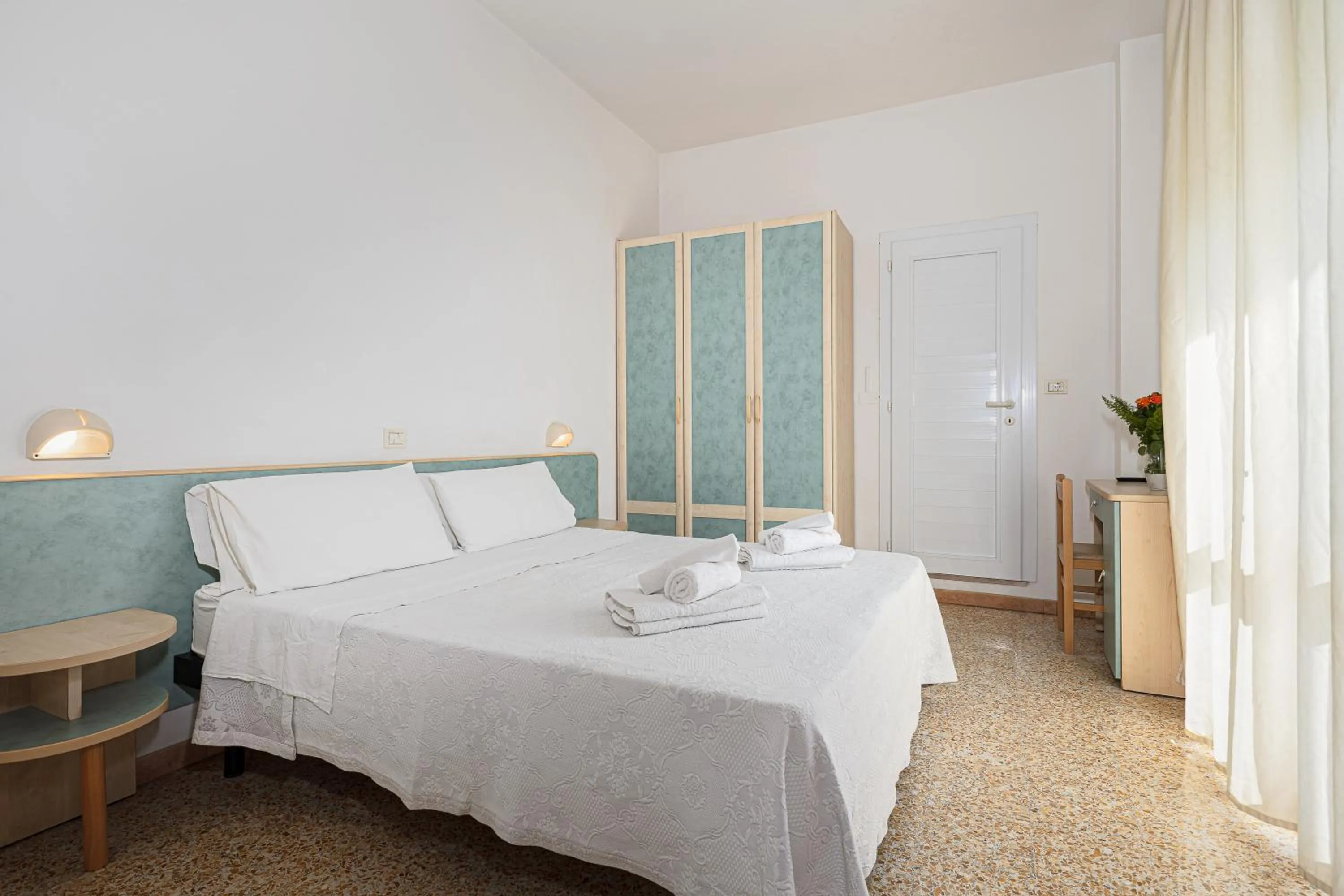 Bed in Hotel Luca