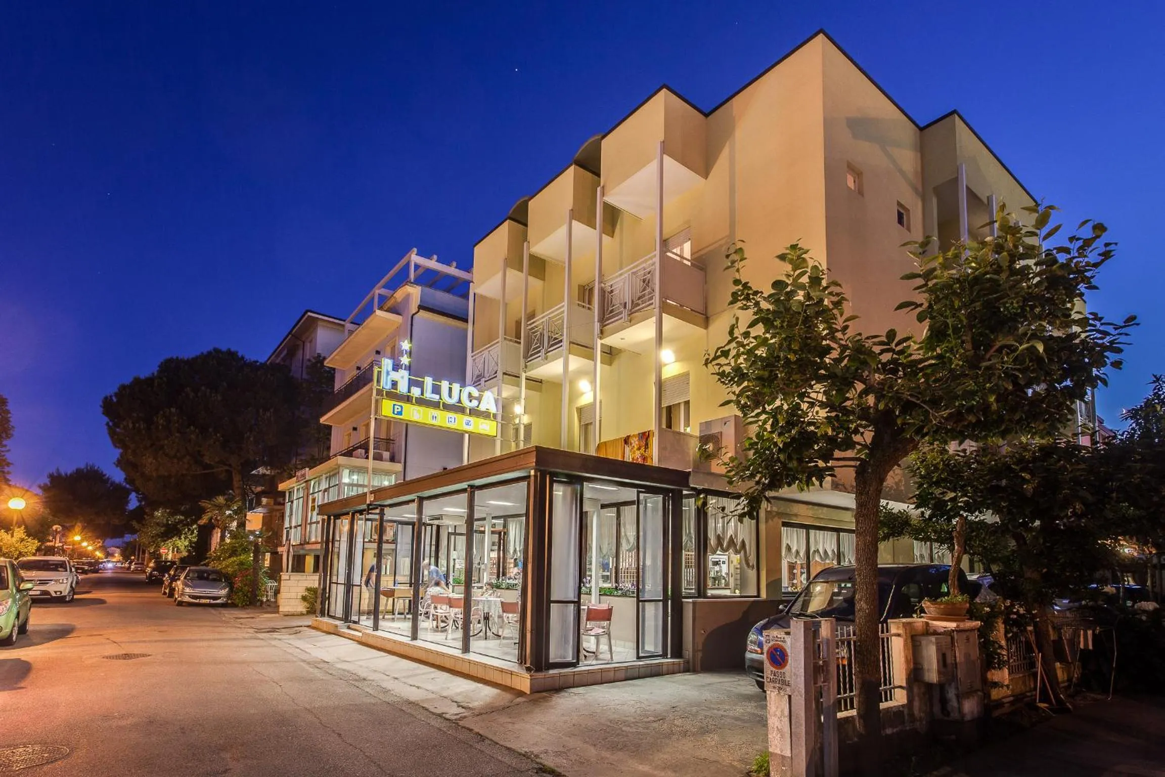 Property building in Hotel Luca