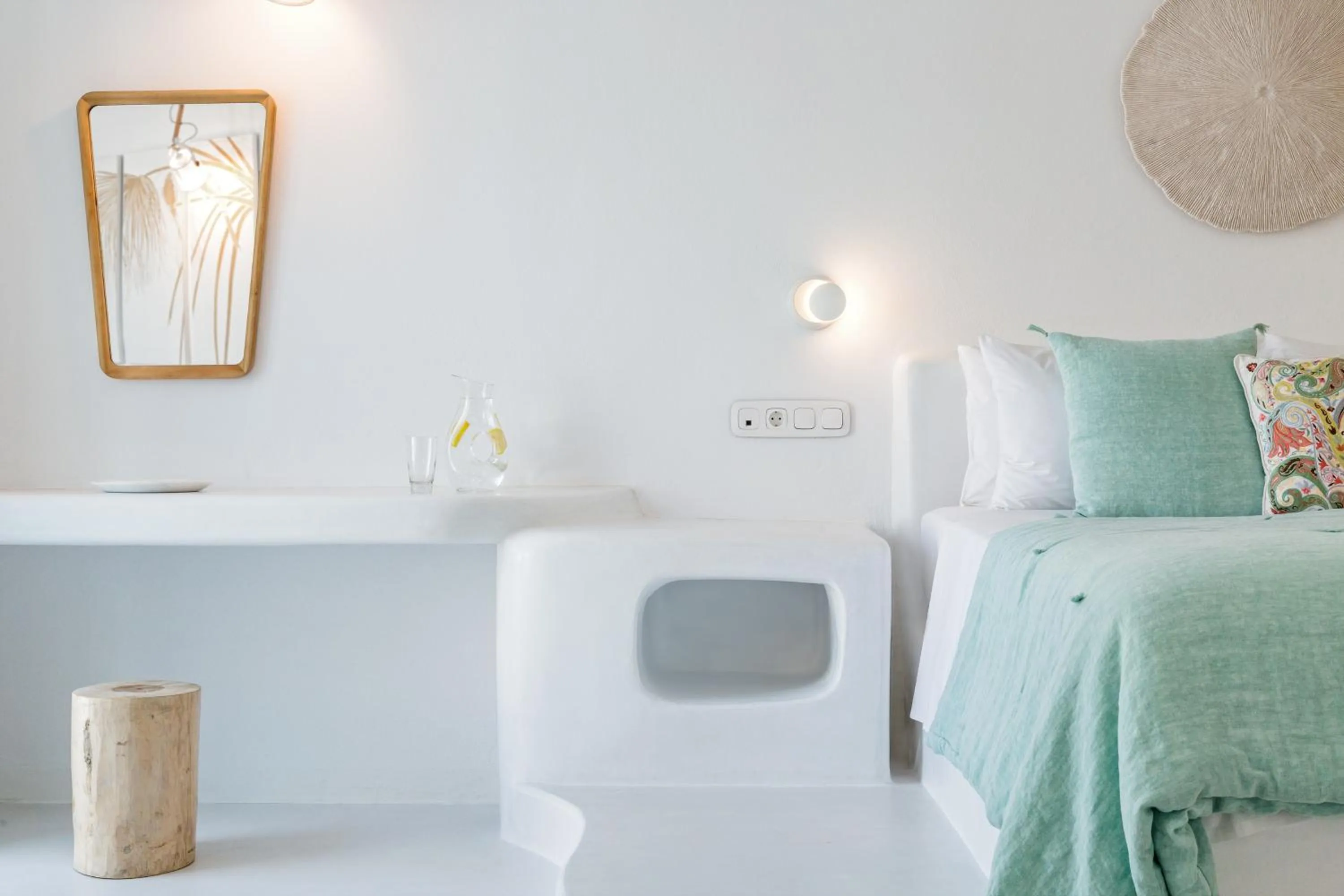 Bedroom, Bed in Lilly Residence-All Sea View Suites, Adults Only