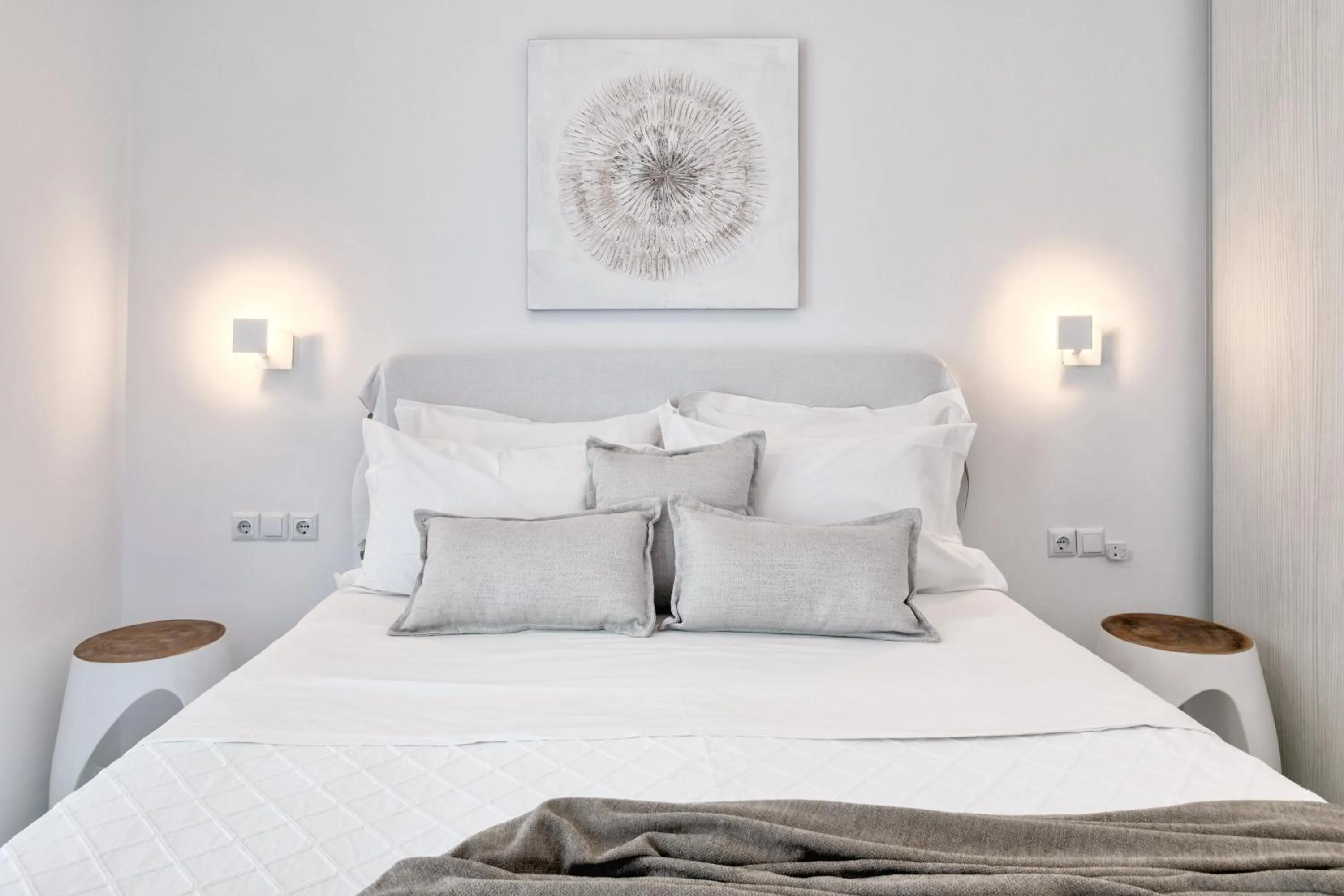 Bedroom, Bed in Lilly Residence-All Sea View Suites, Adults Only