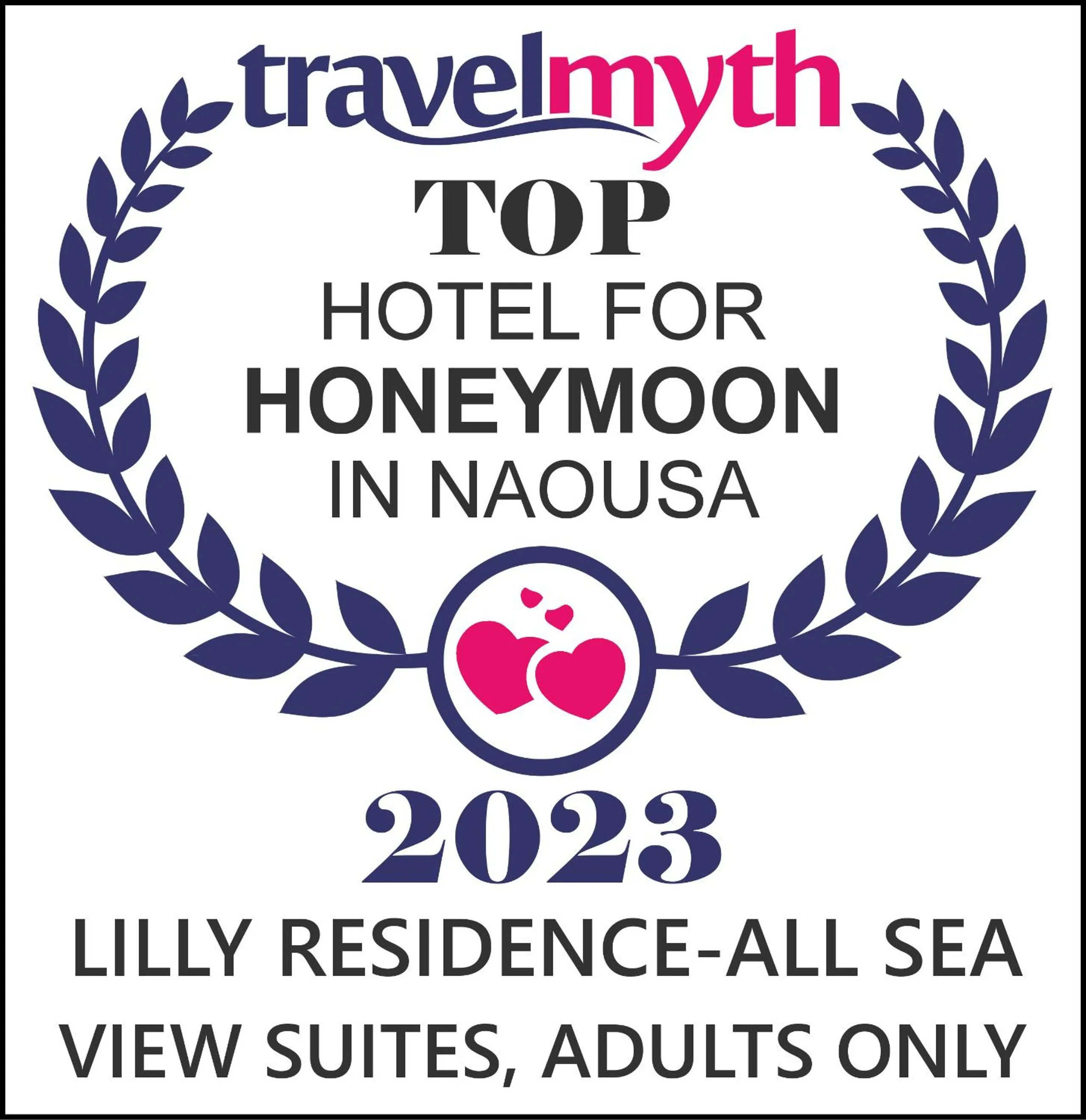 Certificate/Award in Lilly Residence-All Sea View Suites, Adults Only