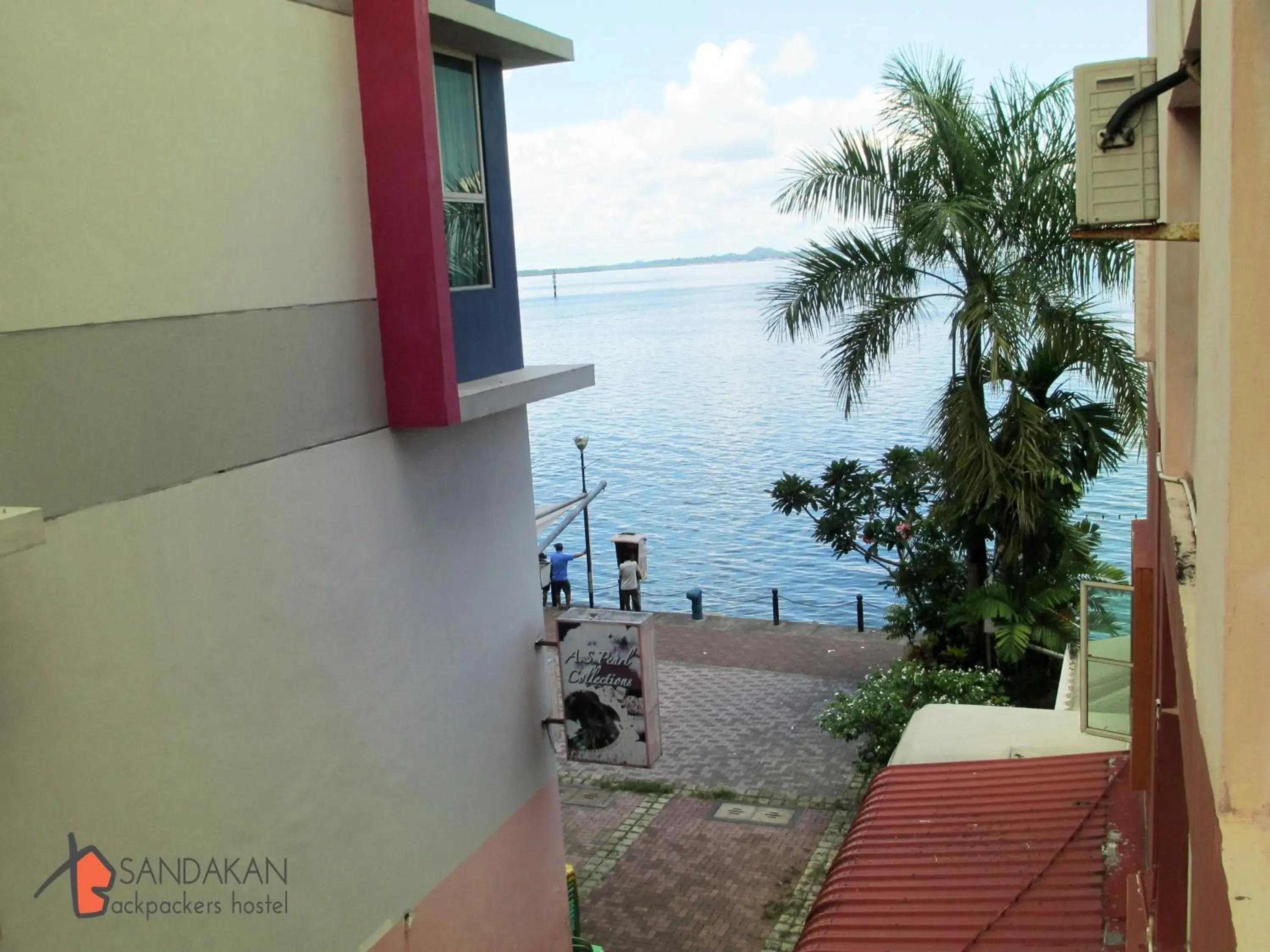 Sea view in Sandakan Backpackers Hostel Sea view in Sandakan Backpackers Hostel