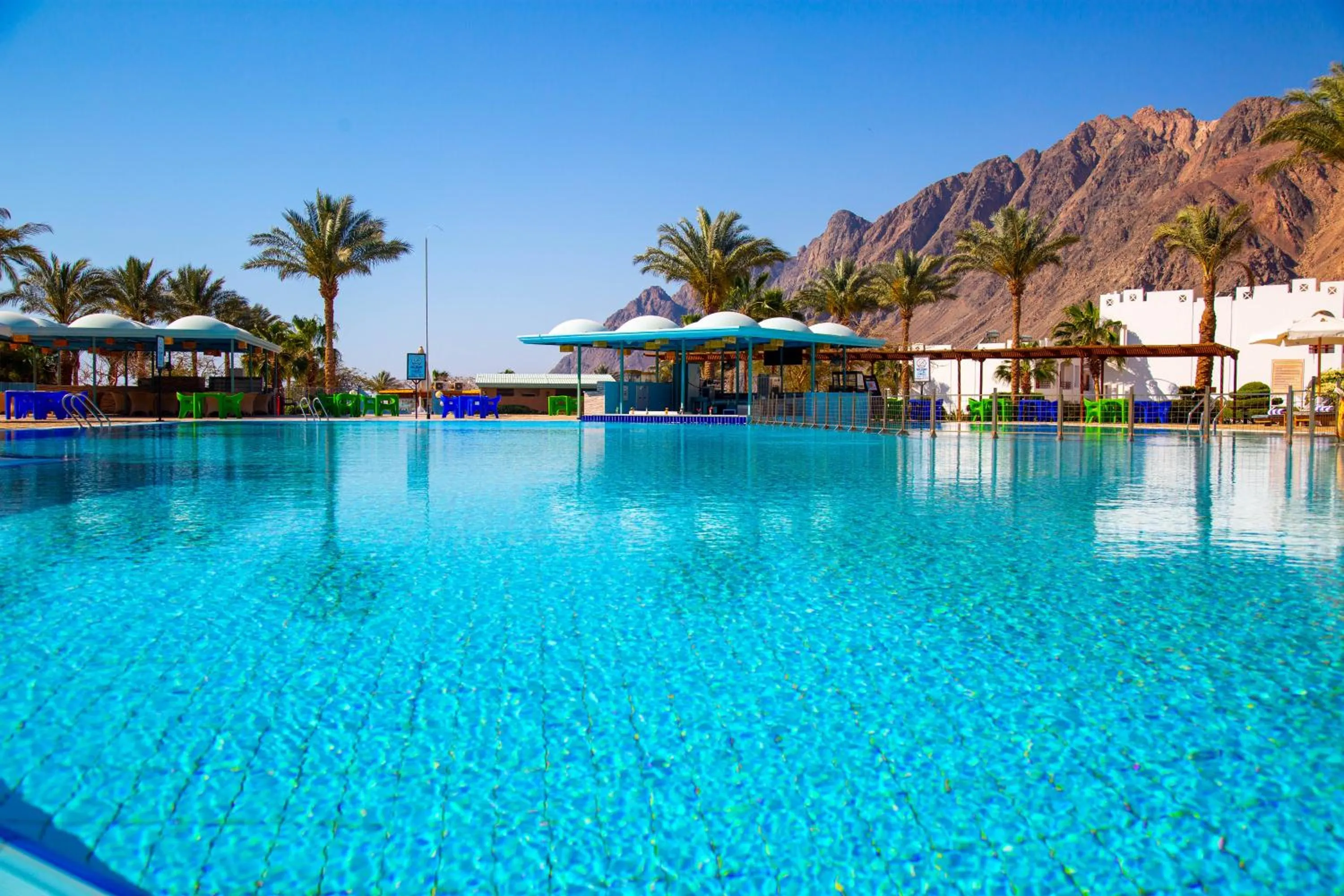 Swimming pool in Happy Life Village Dahab