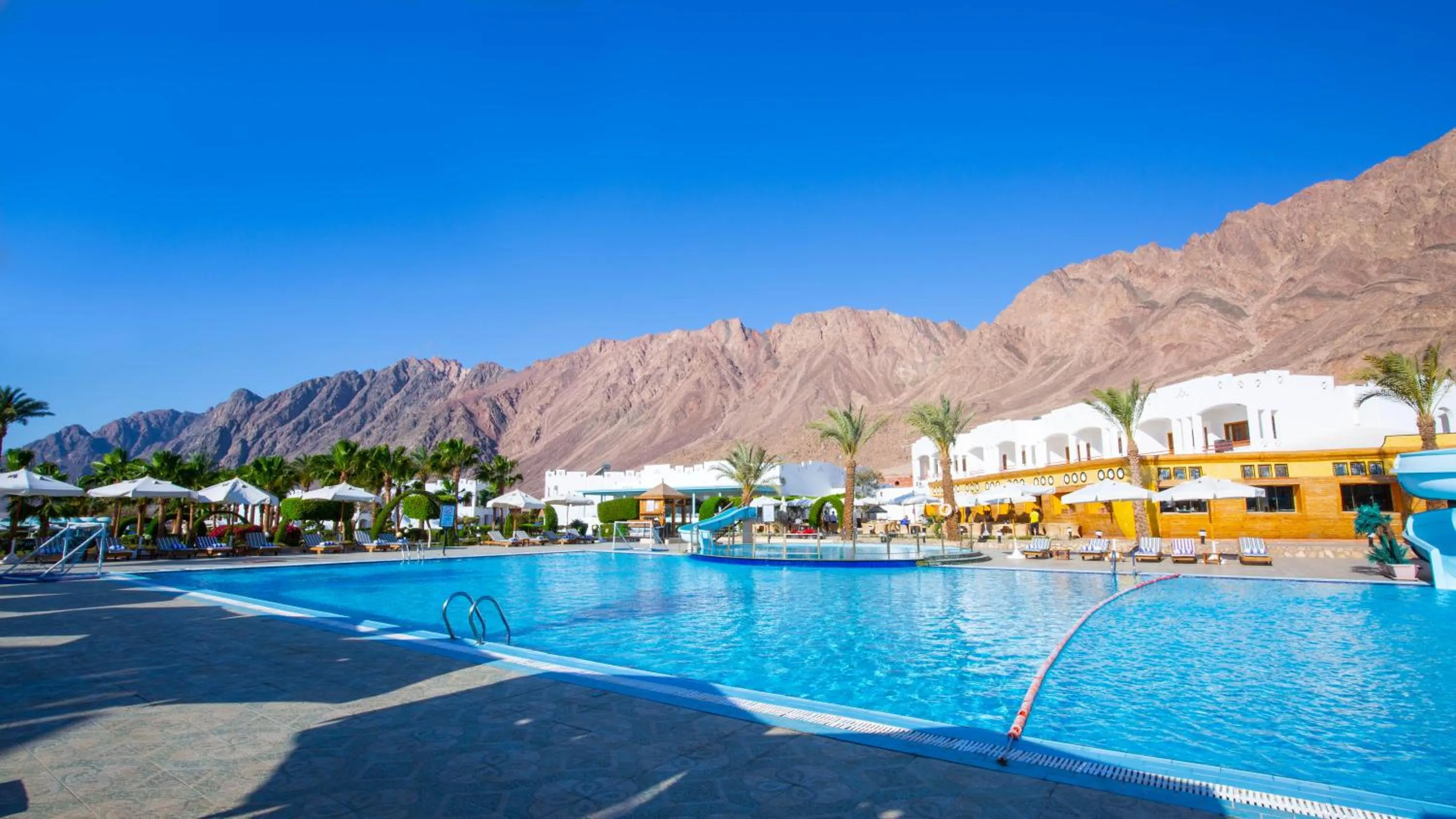 Swimming pool in Happy Life Village Dahab