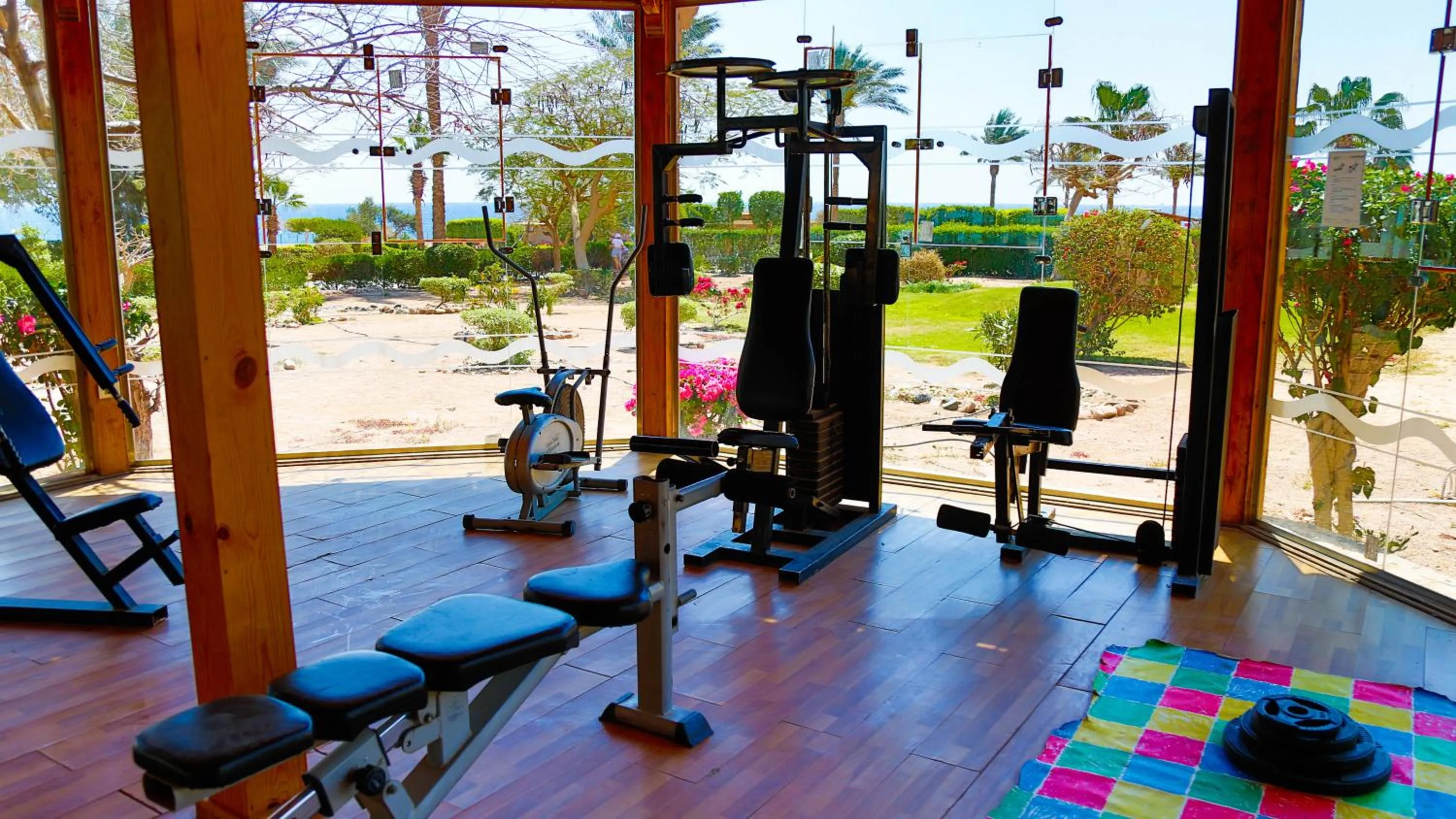 Fitness centre/facilities in Happy Life Village Dahab