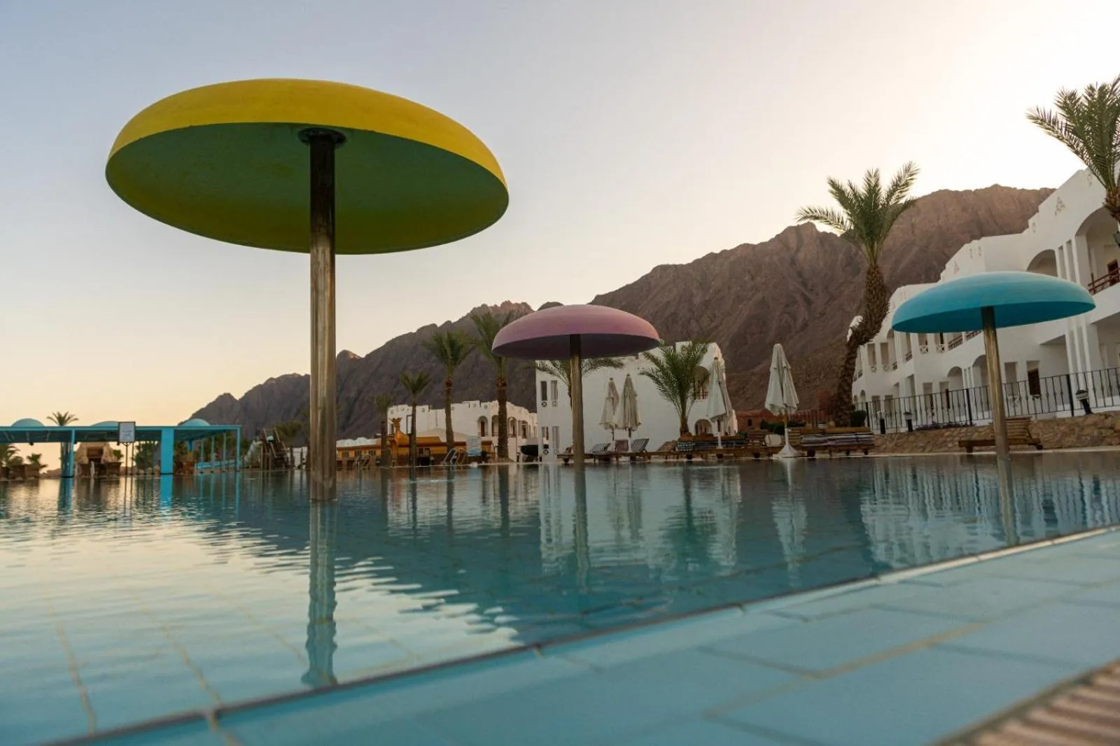 Swimming pool in Happy Life Village Dahab
