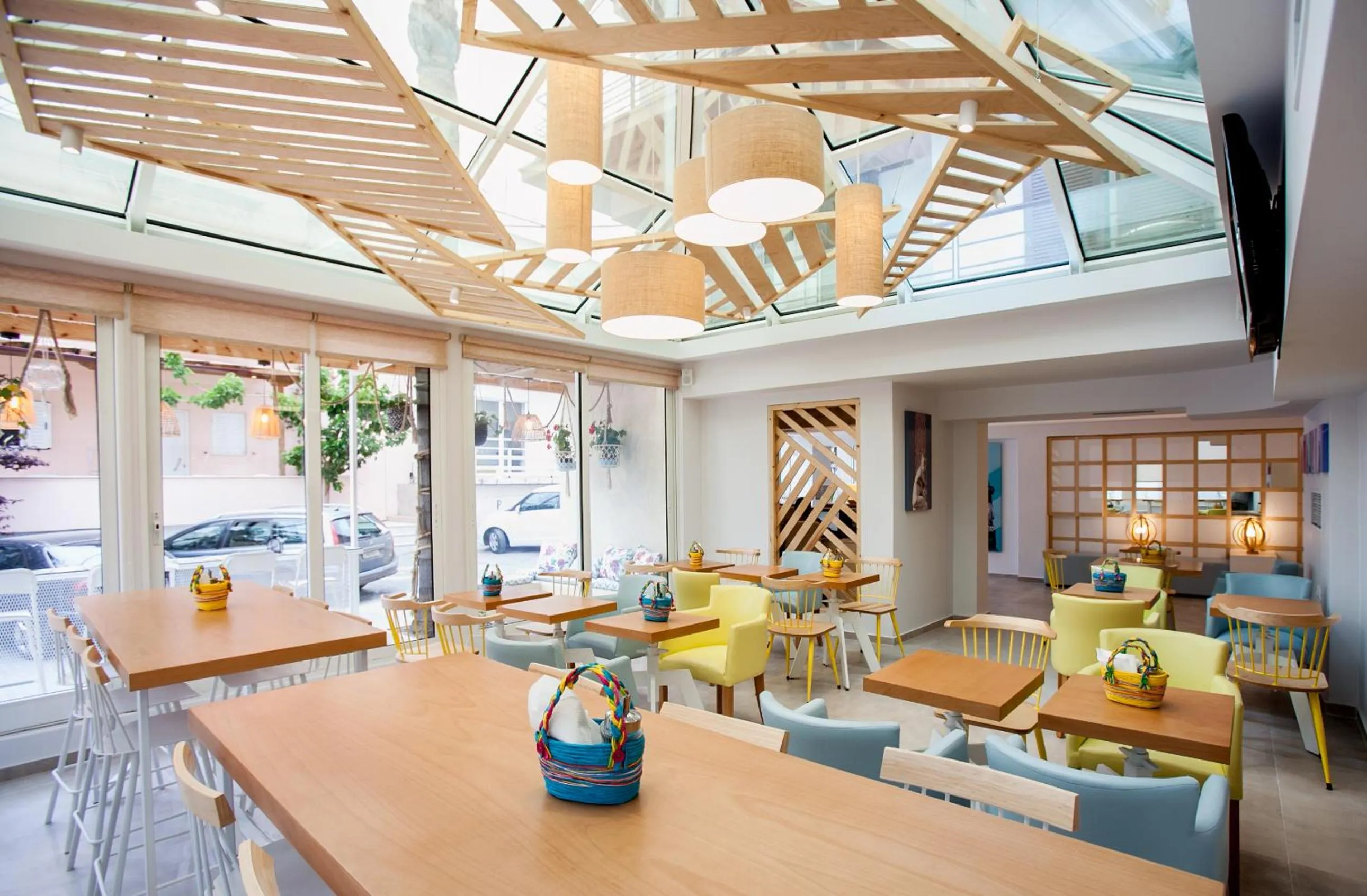 Lobby or reception in Frini Hotel