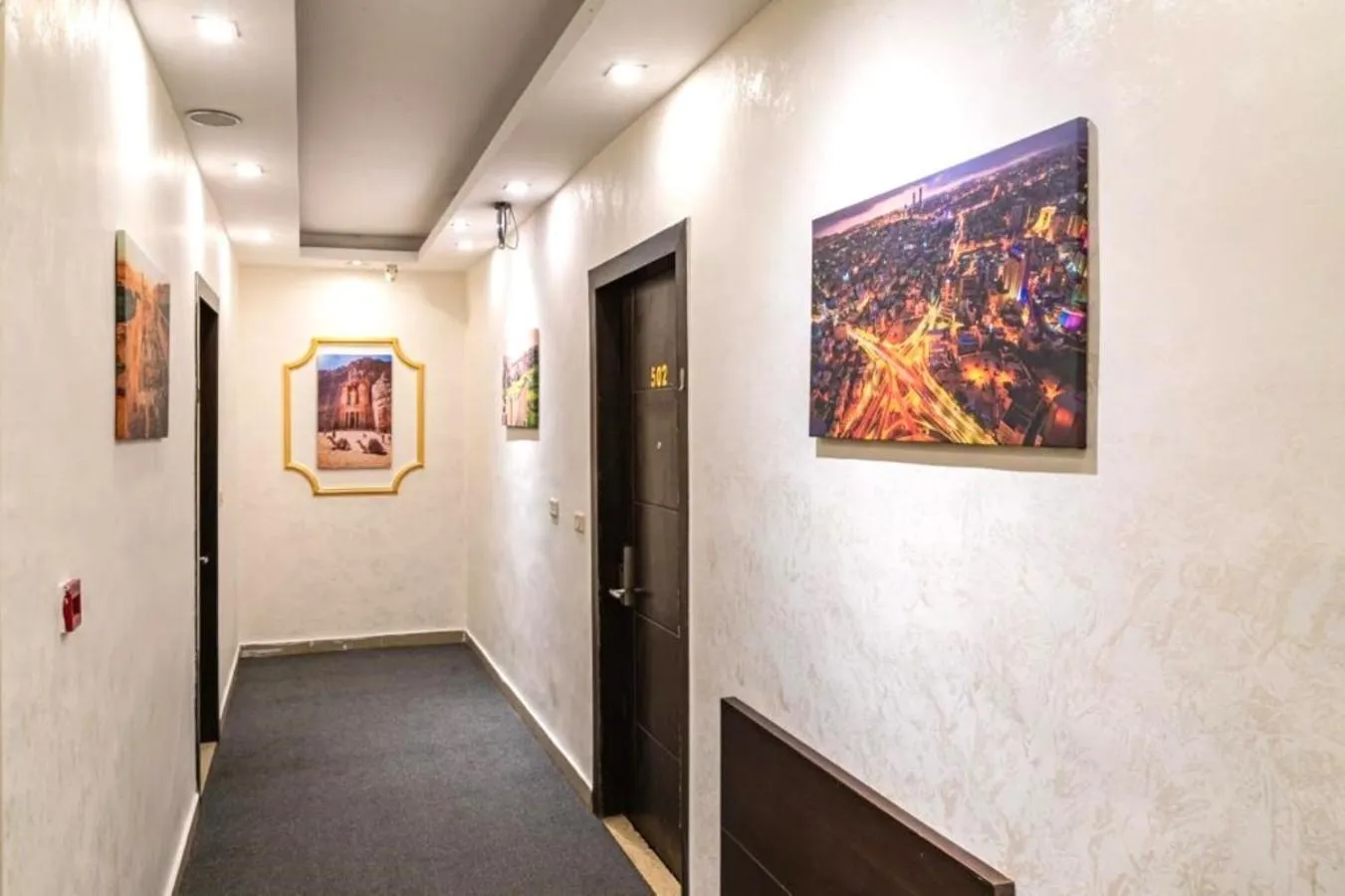 Decorative detail in Lancaster Hotel Apartments-Gardens