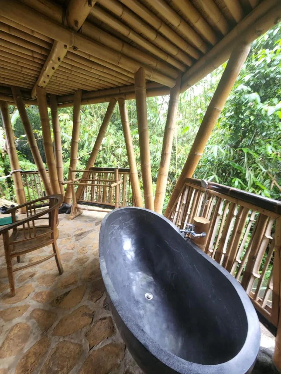 Bath in Pondok Salacca#bamboohouse#