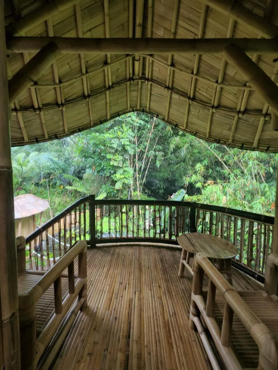 View (from property/room) in Pondok Salacca#bamboohouse#
