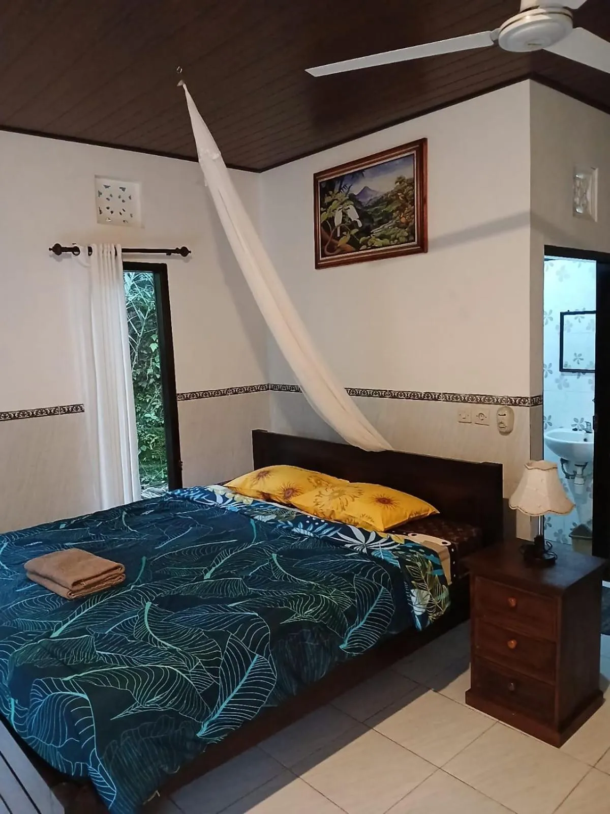 Bed in Pondok Salacca#bamboohouse#