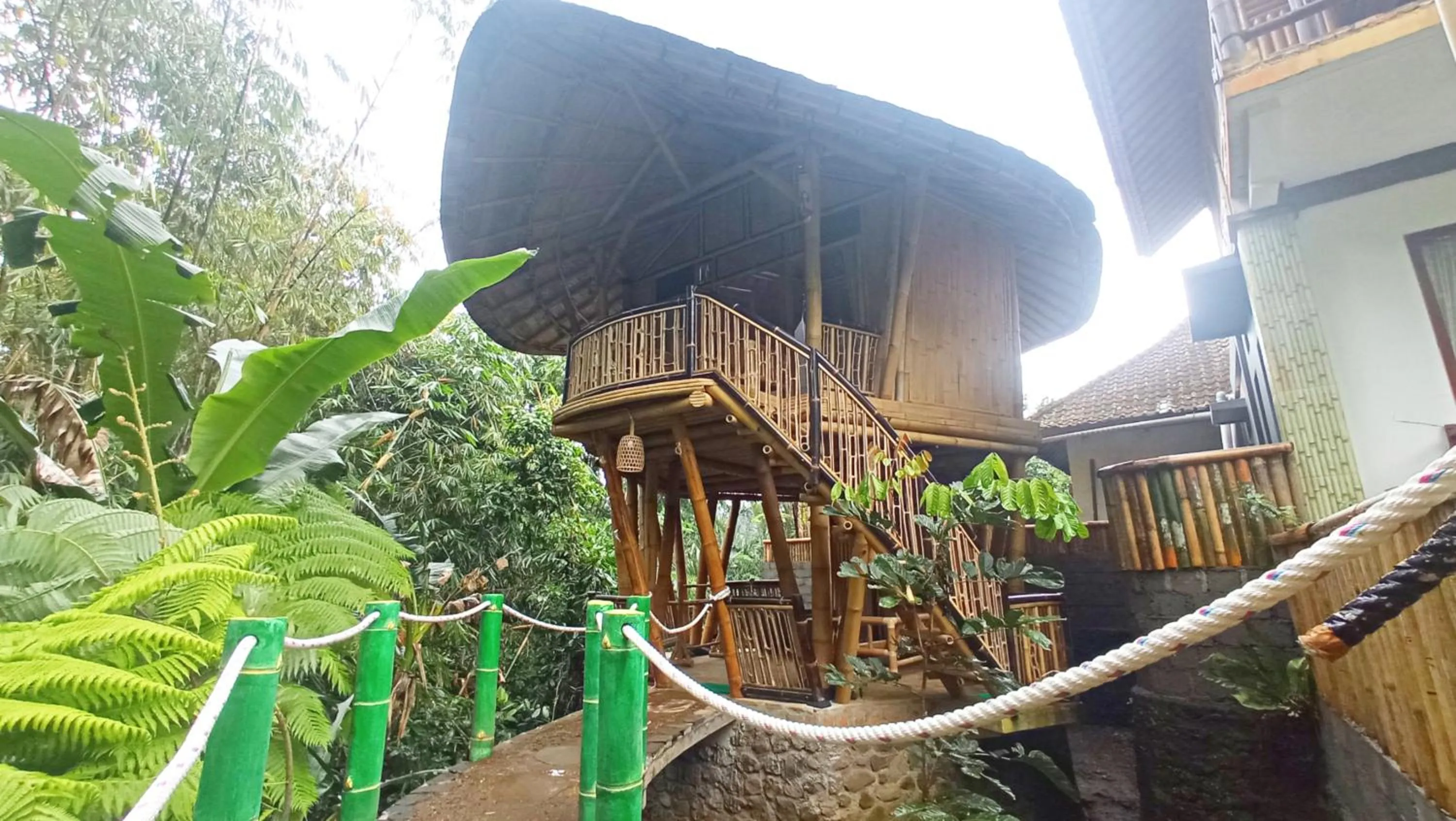 Property building in Pondok Salacca#bamboohouse#