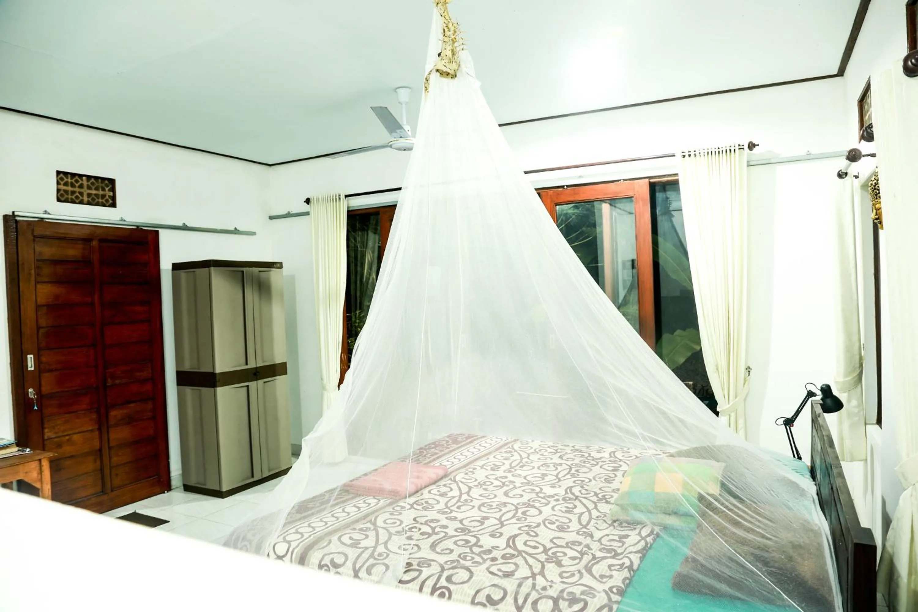 Photo of the whole room, Bed in Pondok Salacca#bamboohouse#
