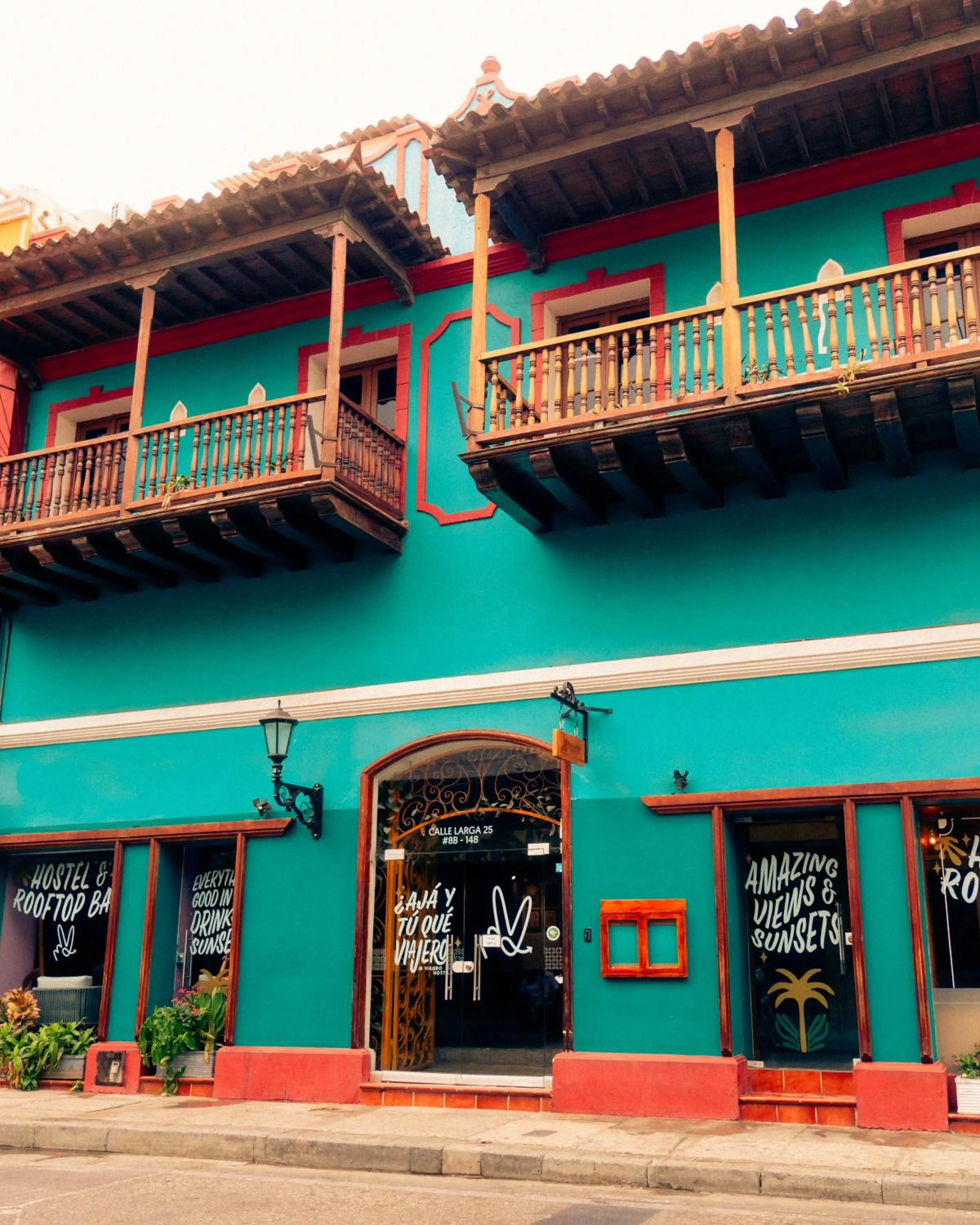 Property building in Viajero Cartagena - Getsemaní Hostel