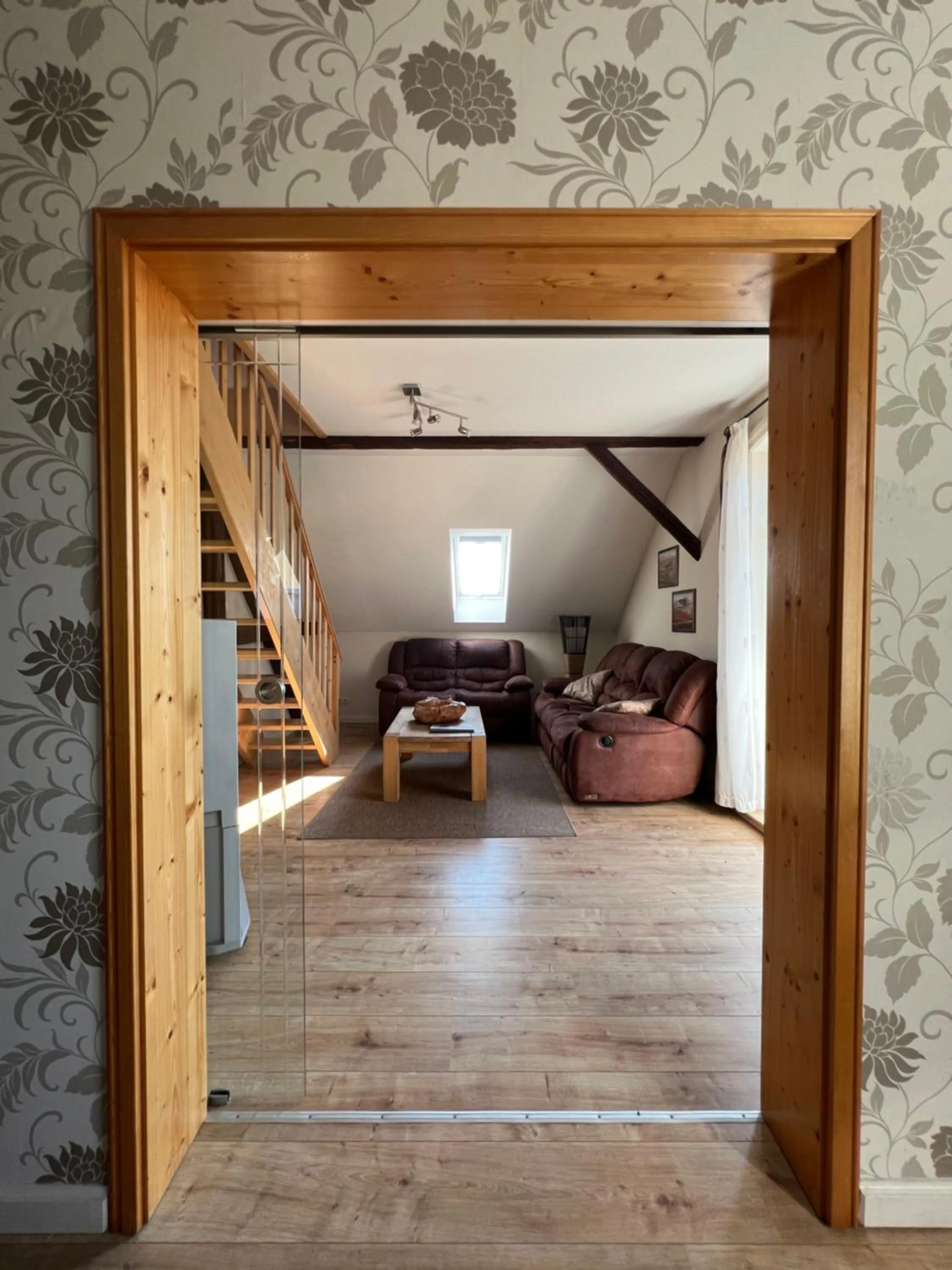 Living room, Bed in Ölmühle Eberstedt