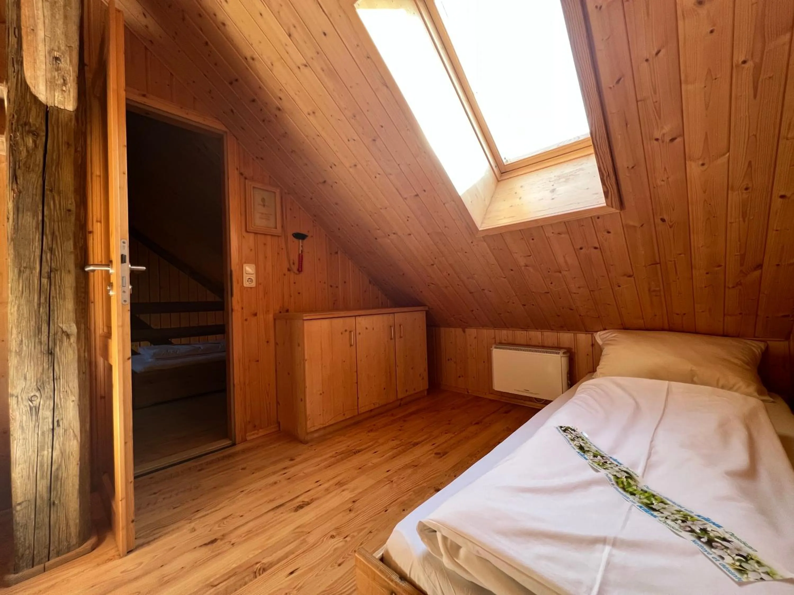 Bedroom, Bed in Ölmühle Eberstedt