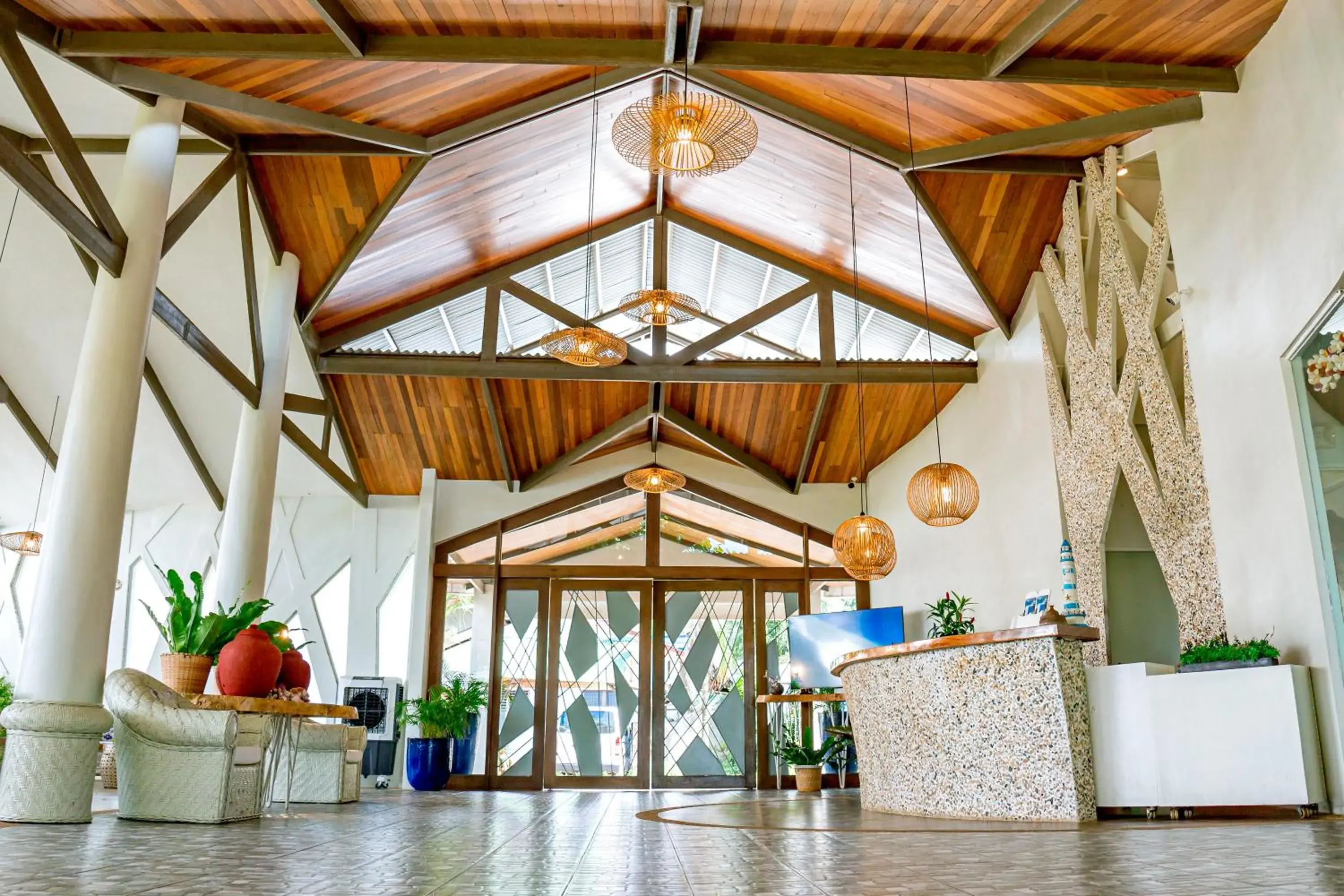Lobby or reception in Paras Beach Resort - Camiguin Lobby or reception in Paras Beach Resort - Camiguin
