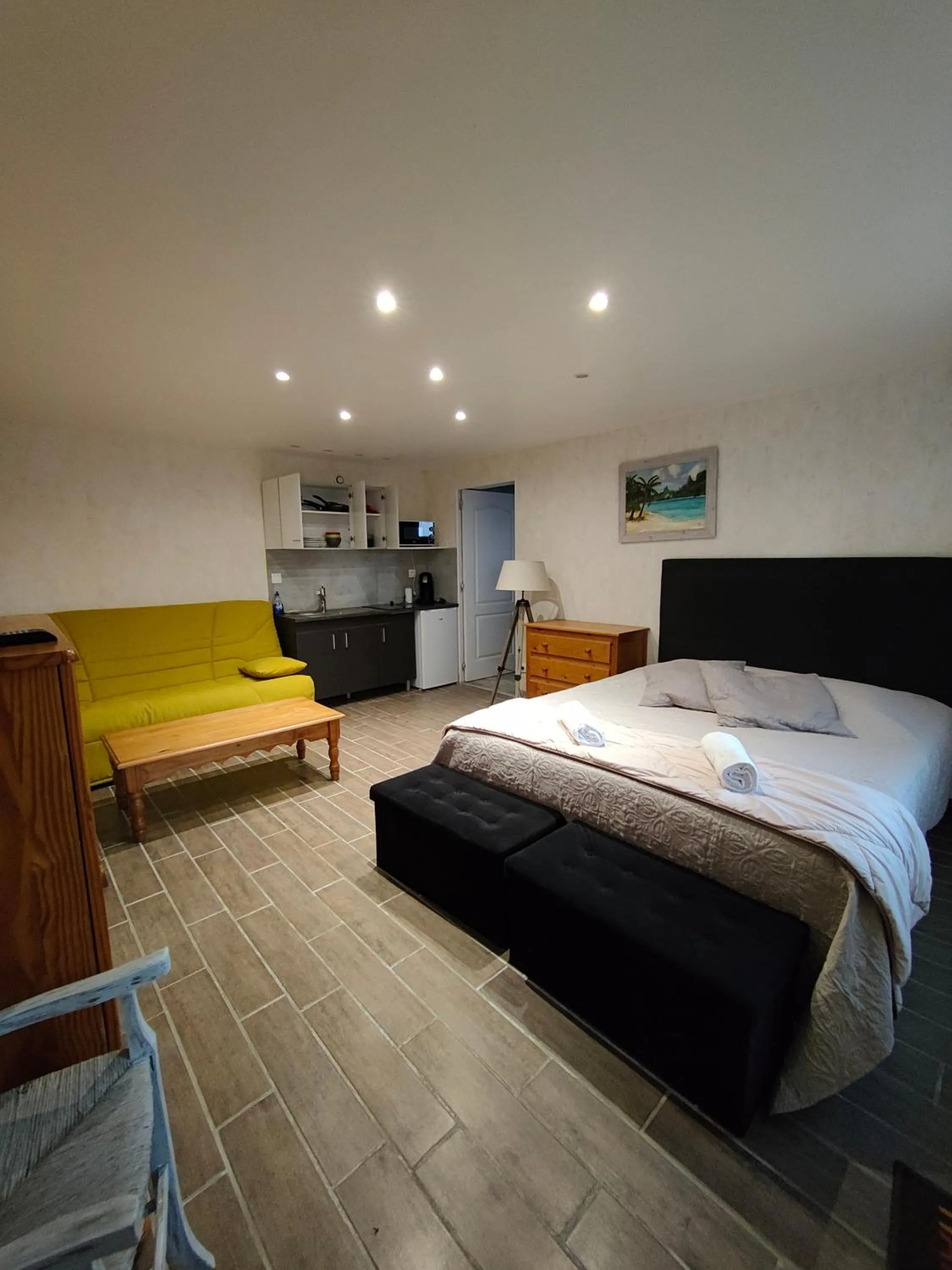 Bed in Auberge Le Chata