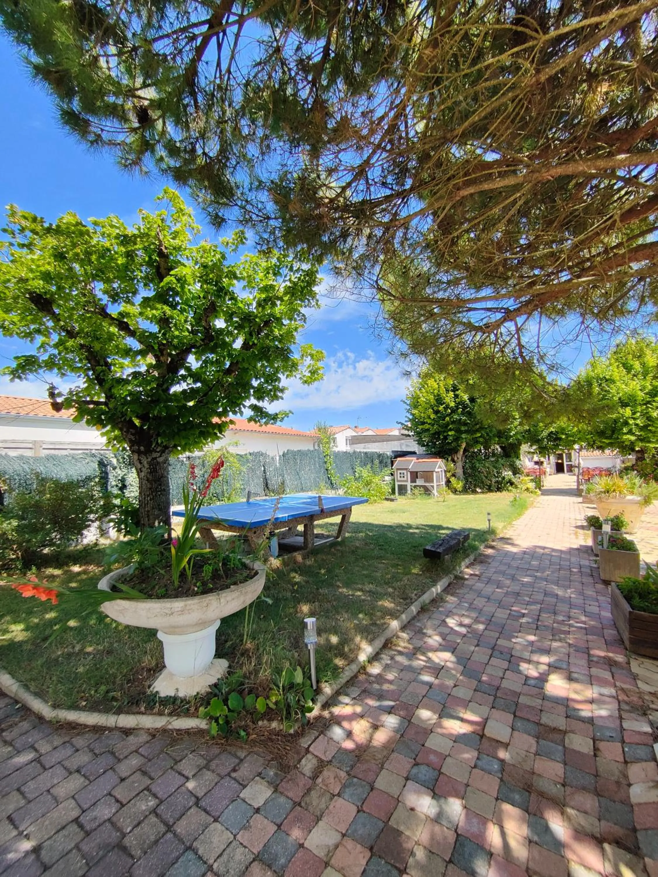 Garden in Auberge Le Chata