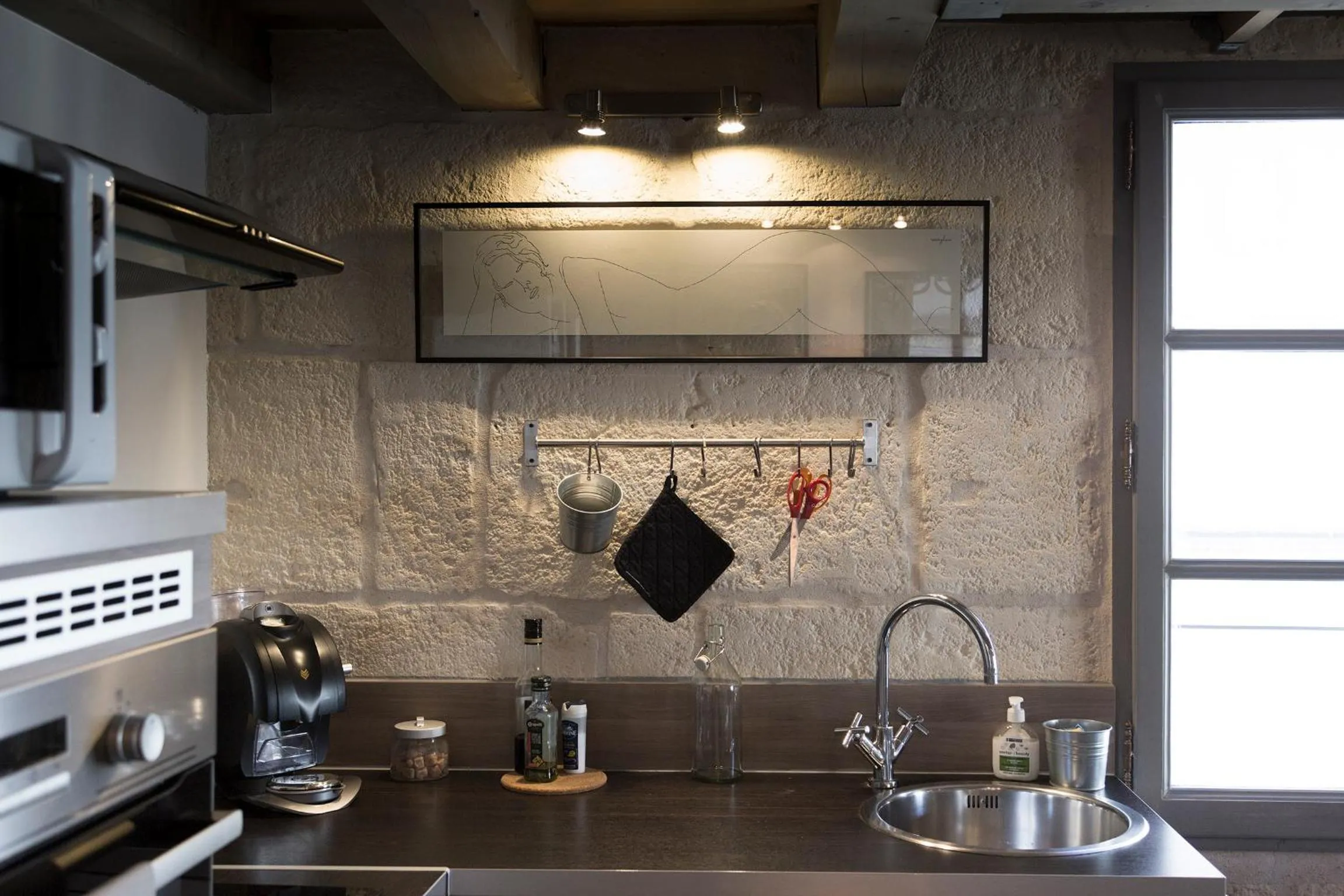 Kitchen or kitchenette in Appartements "La Chambre D'Ami"
