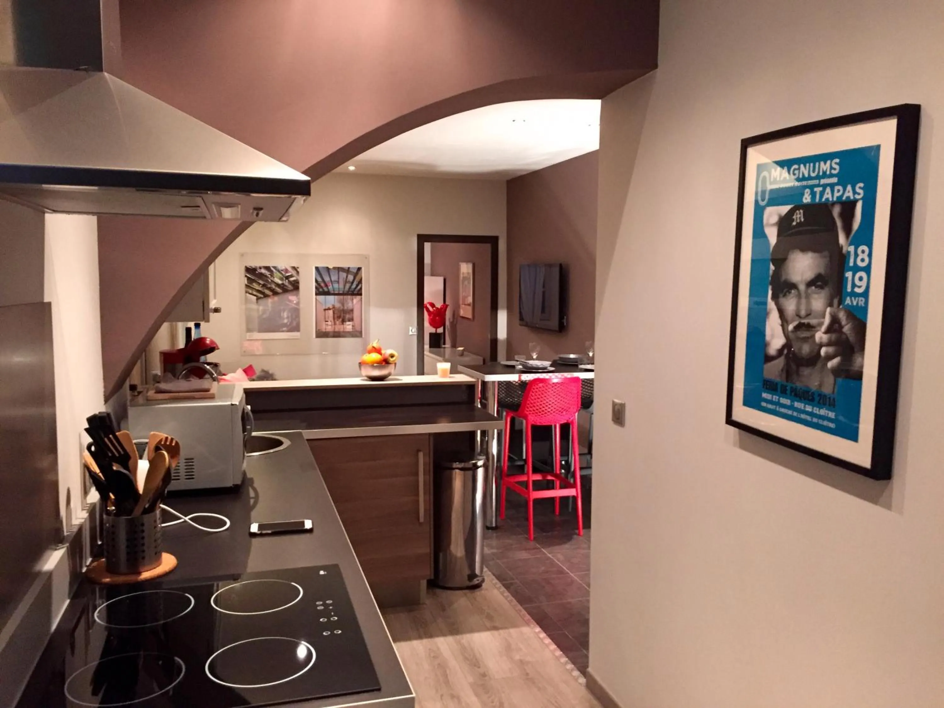 Kitchen or kitchenette in Appartements "La Chambre D'Ami"