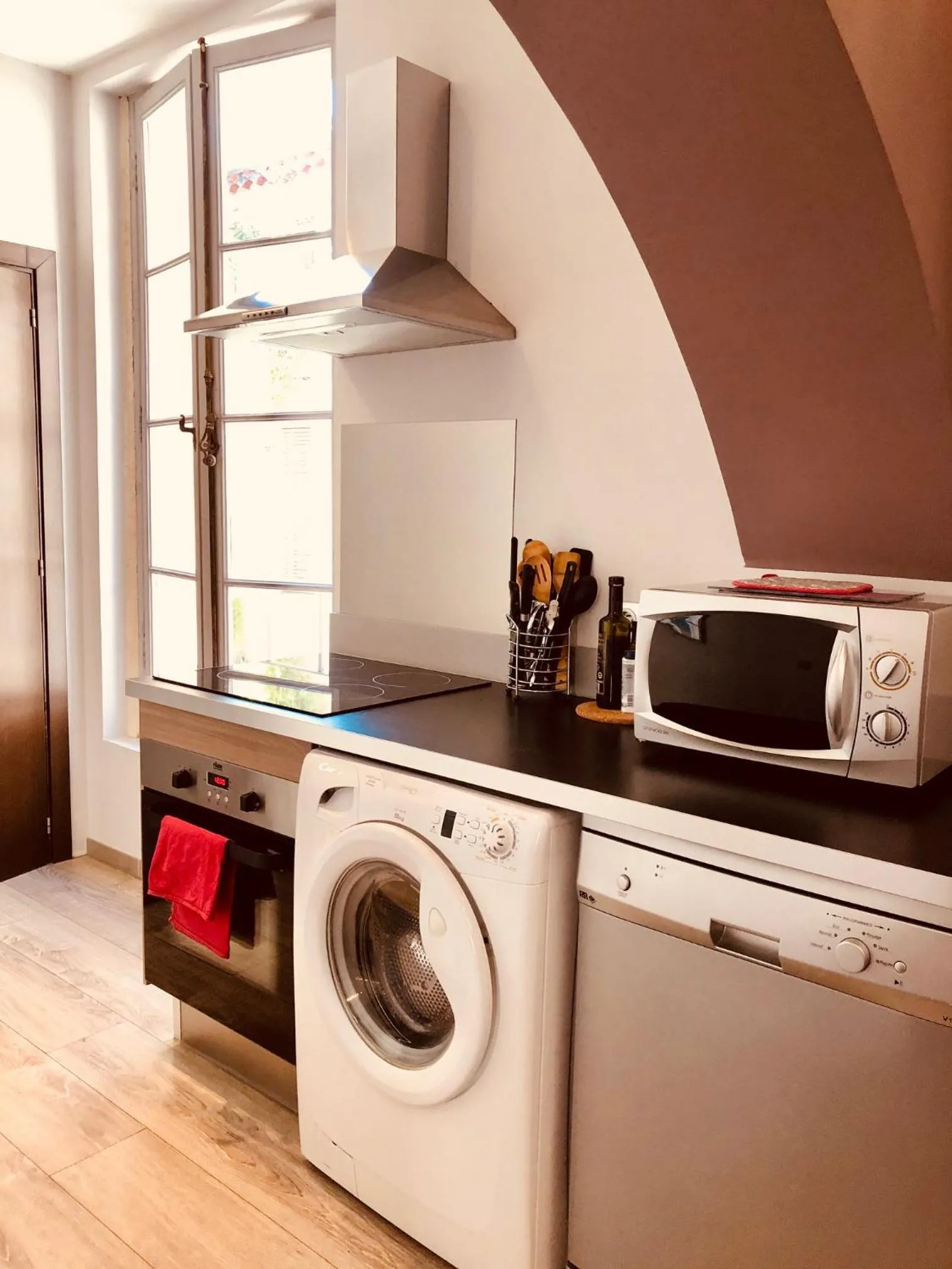 Kitchen or kitchenette in Appartements "La Chambre D'Ami"