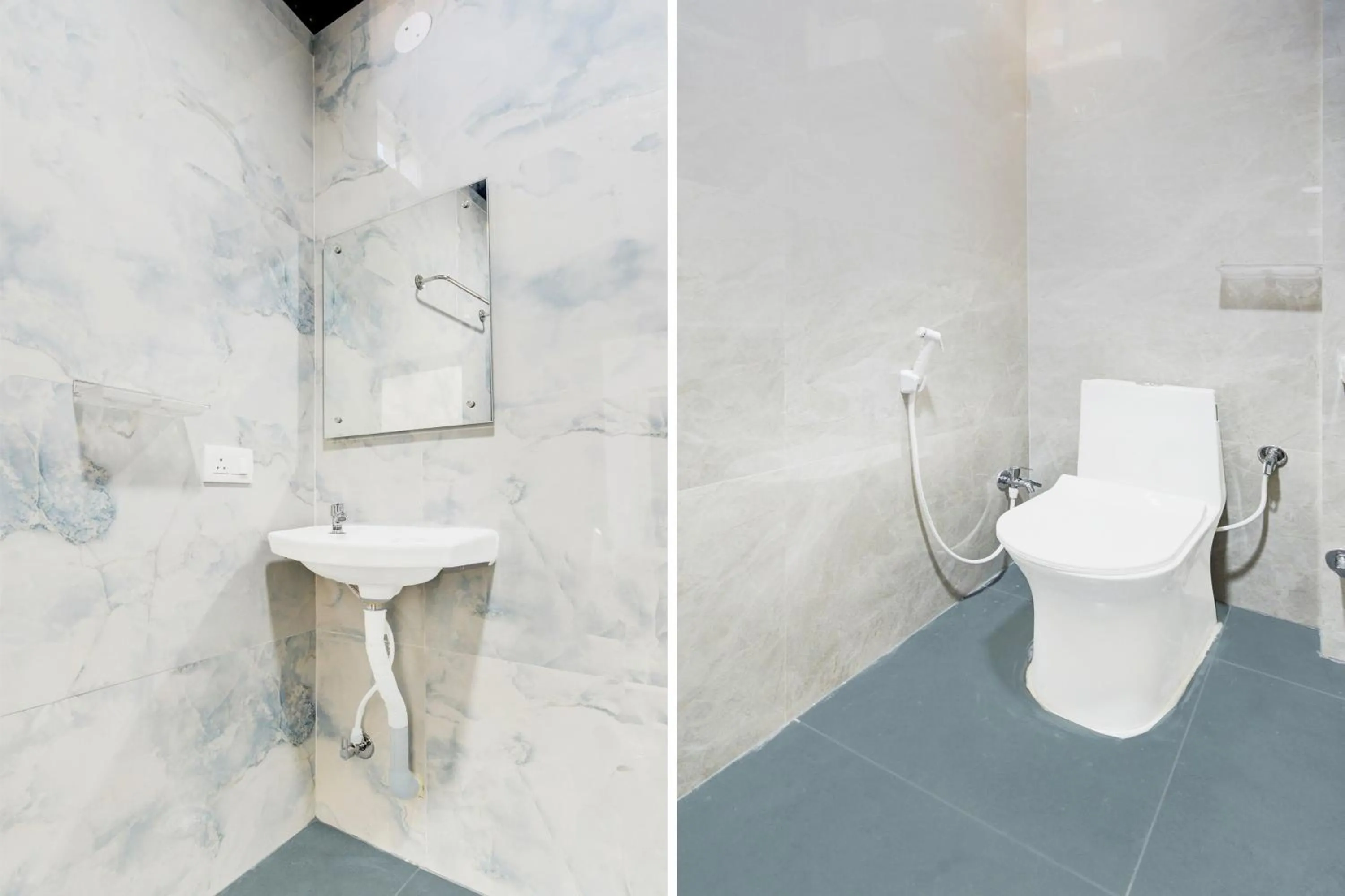 Bathroom in Super Townhouse LB Nagar Metro Station