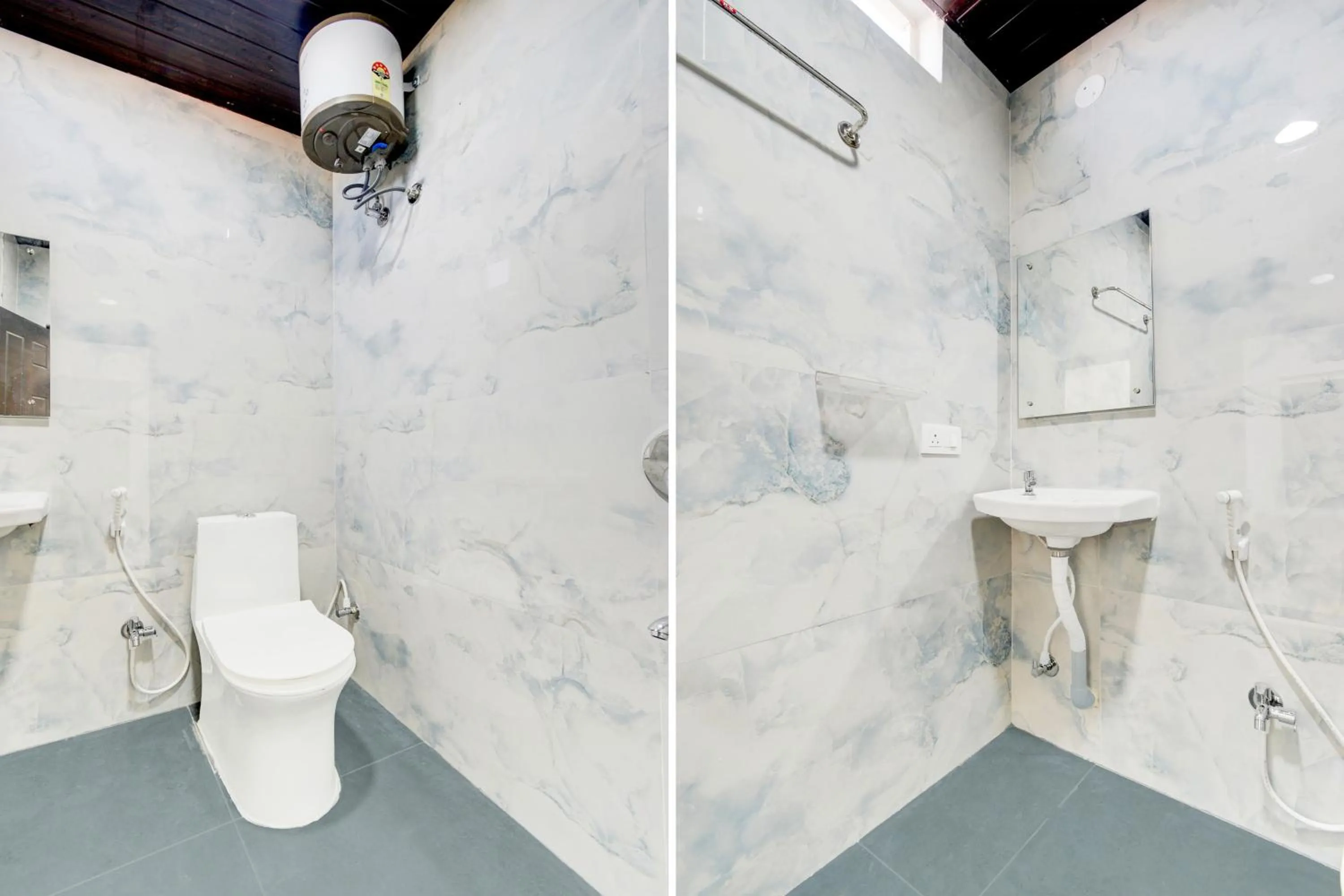 Bathroom in Super Townhouse LB Nagar Metro Station