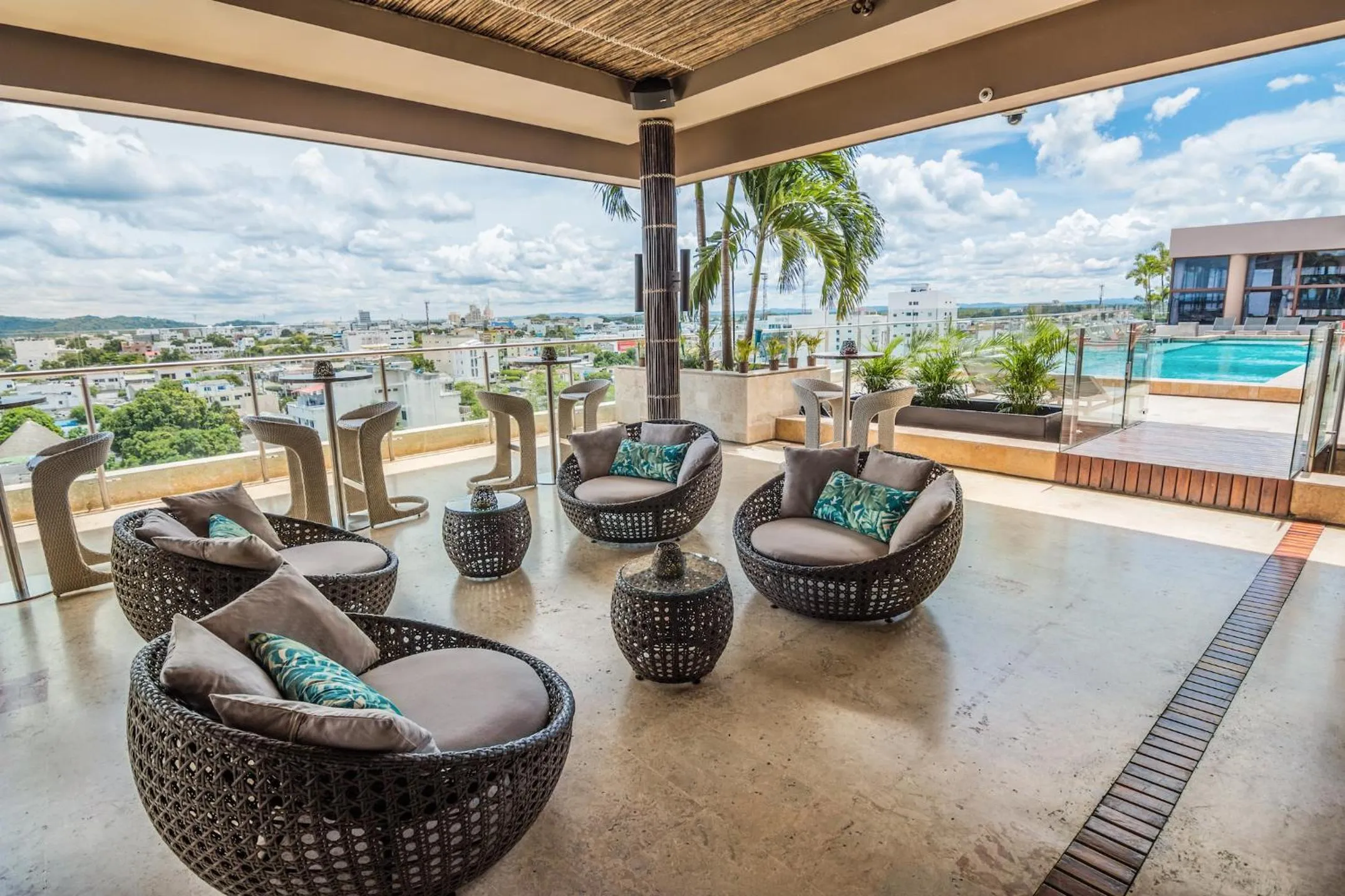 Balcony/Terrace in GHL Hotel Monteria