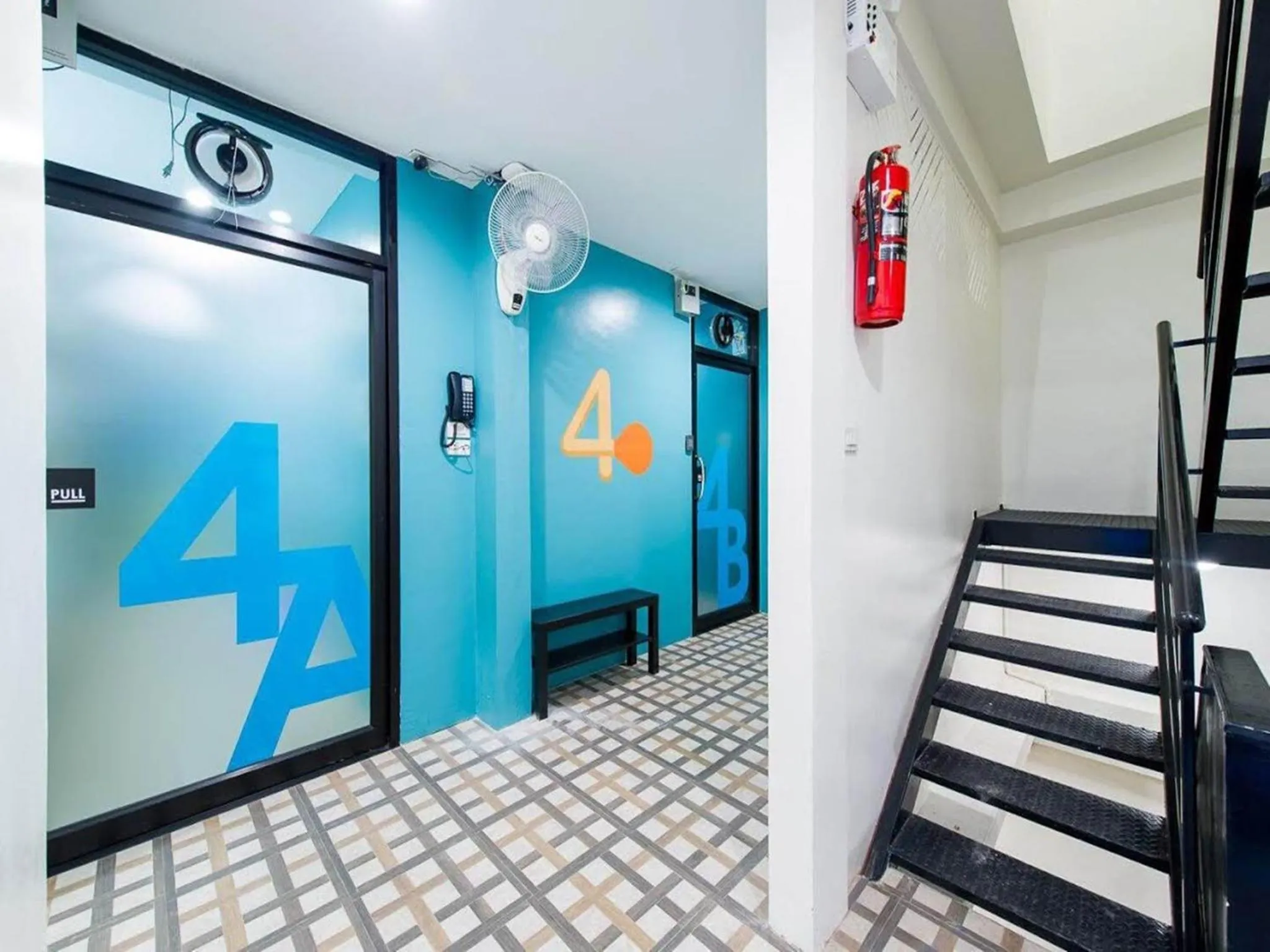 Floor plan in Matchbox Bangkok Hostel