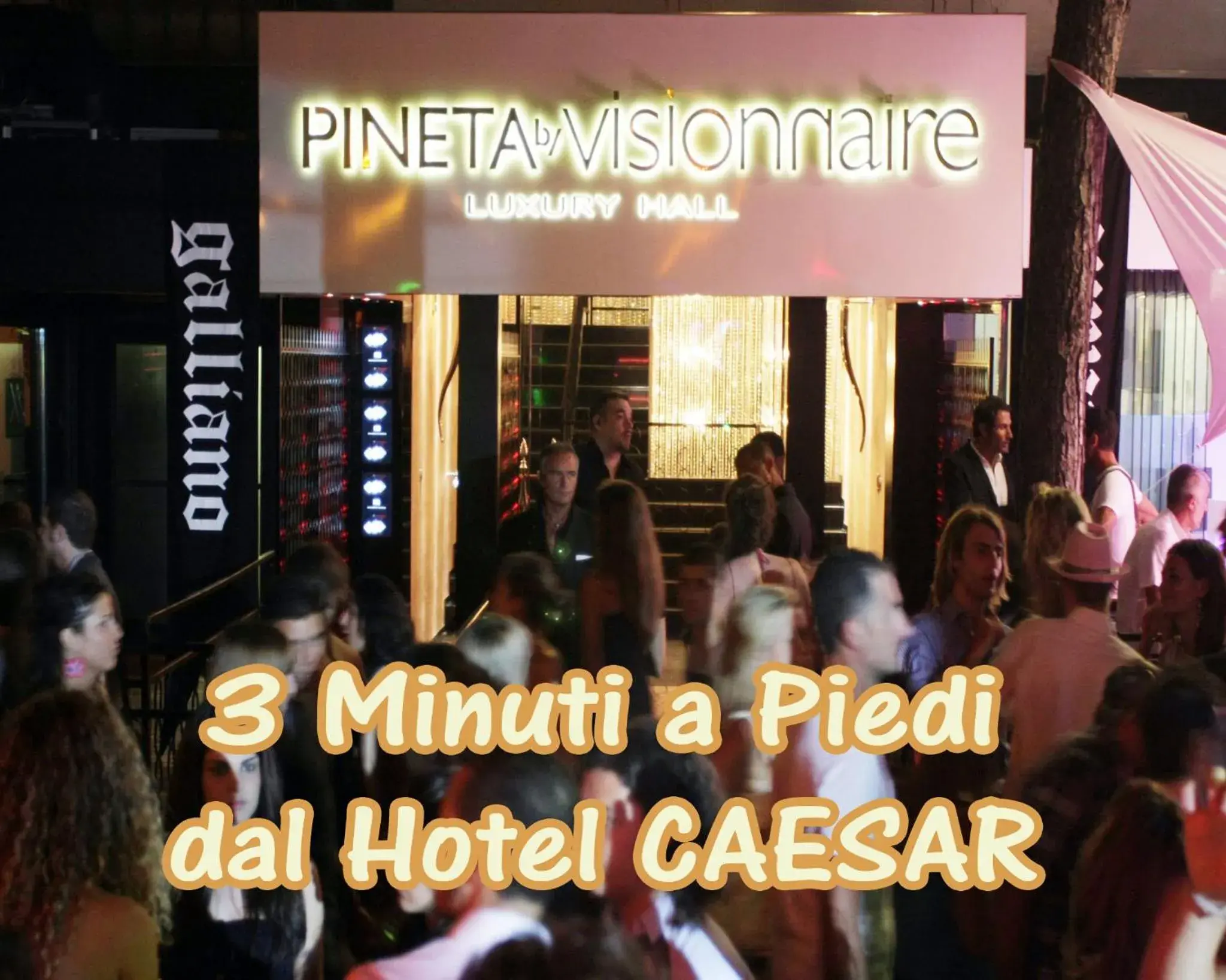 Text overlay, Property Logo/Sign in Hotel Caesar