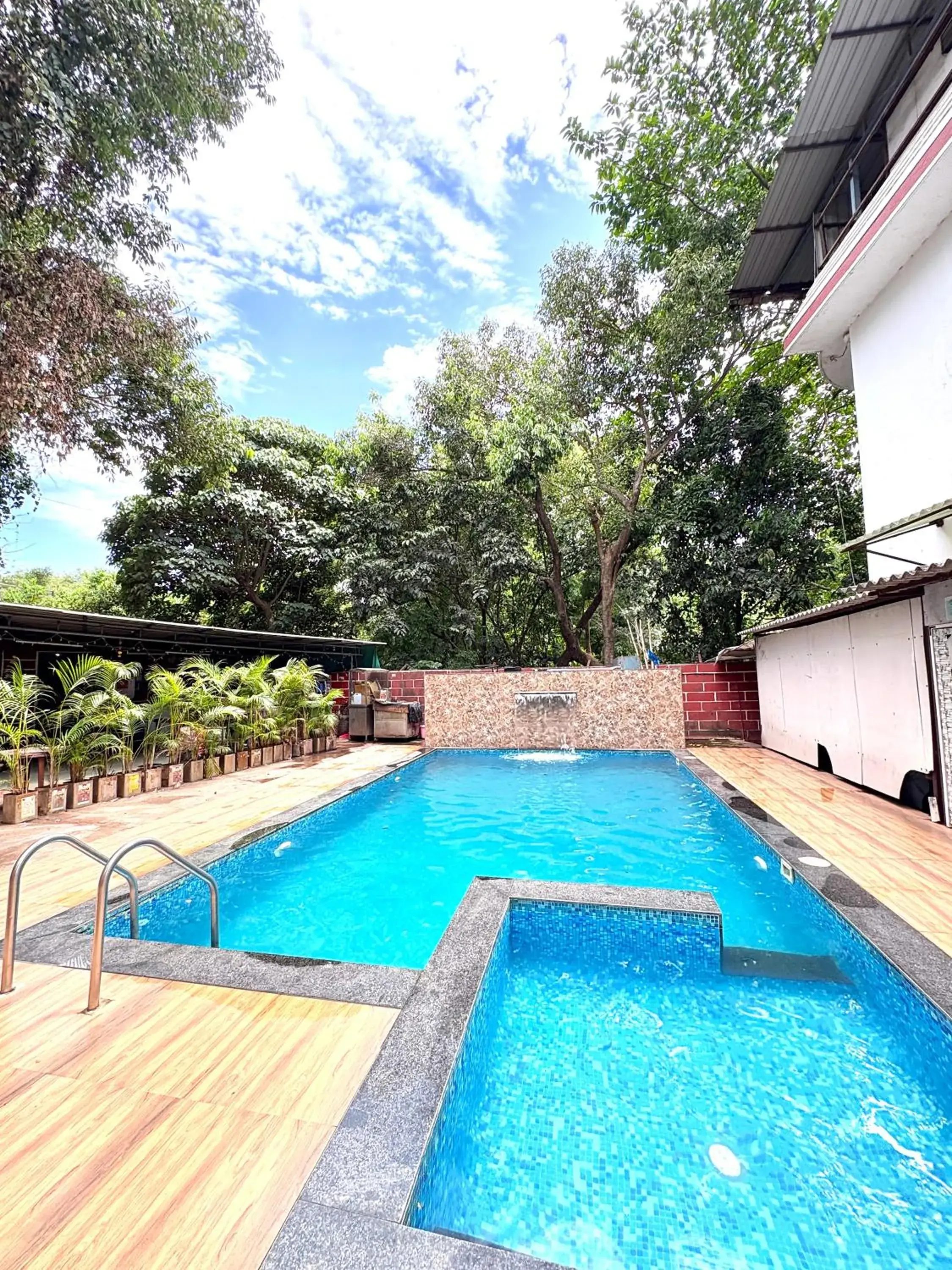 Pool view in Hotel Laxmi Residency Pool view in Hotel Laxmi Residency