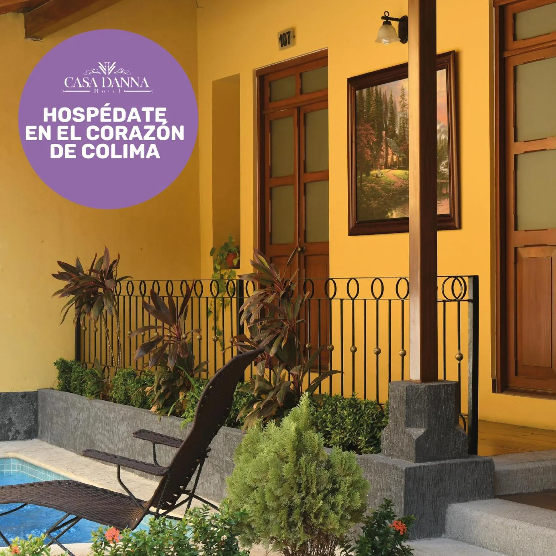 Property building in Hotel Casa Danna