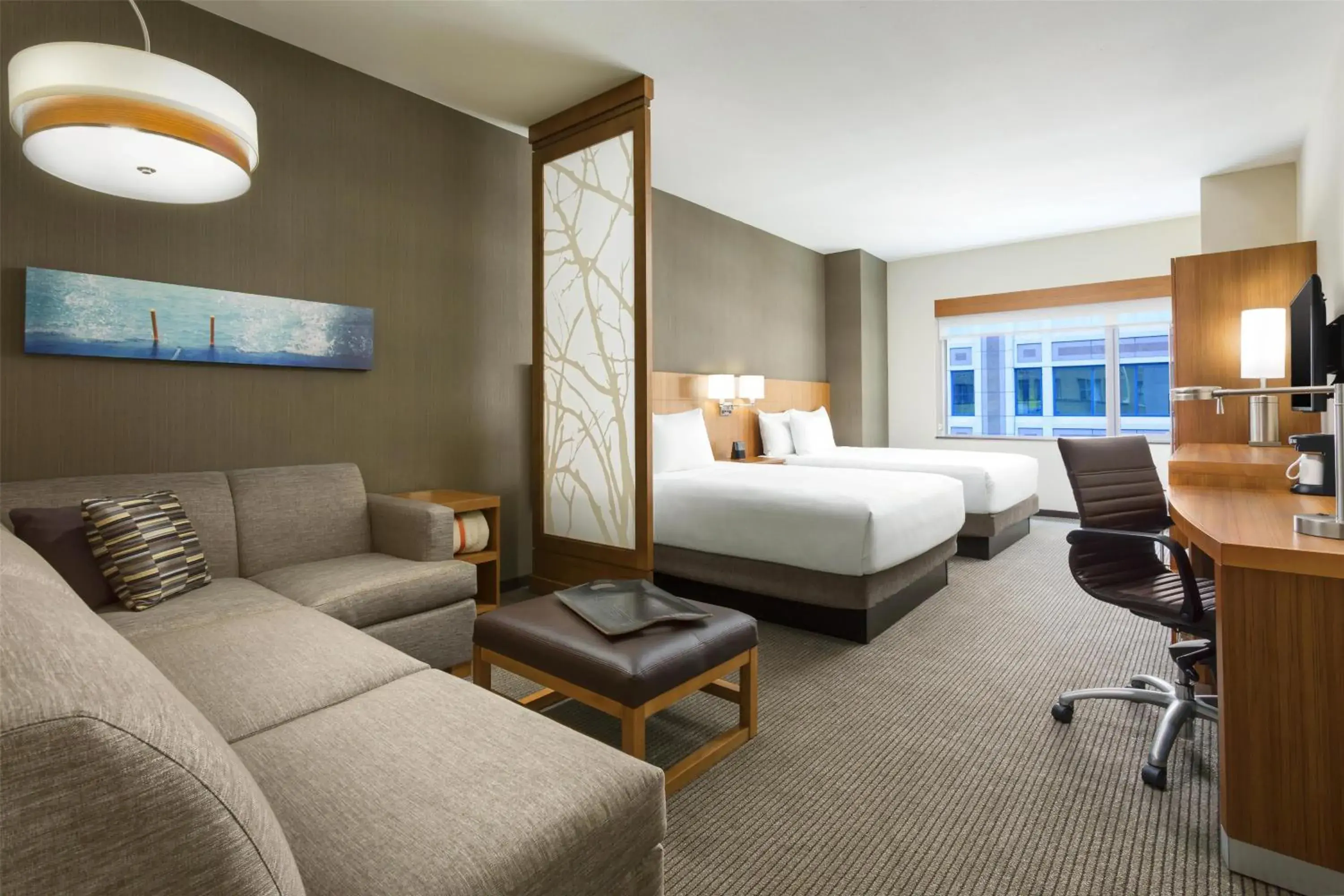 Bedroom, Bed in Hyatt Place Chicago/Downtown - The Loop Bedroom, Bed in Hyatt Place Chicago/Downtown - The Loop