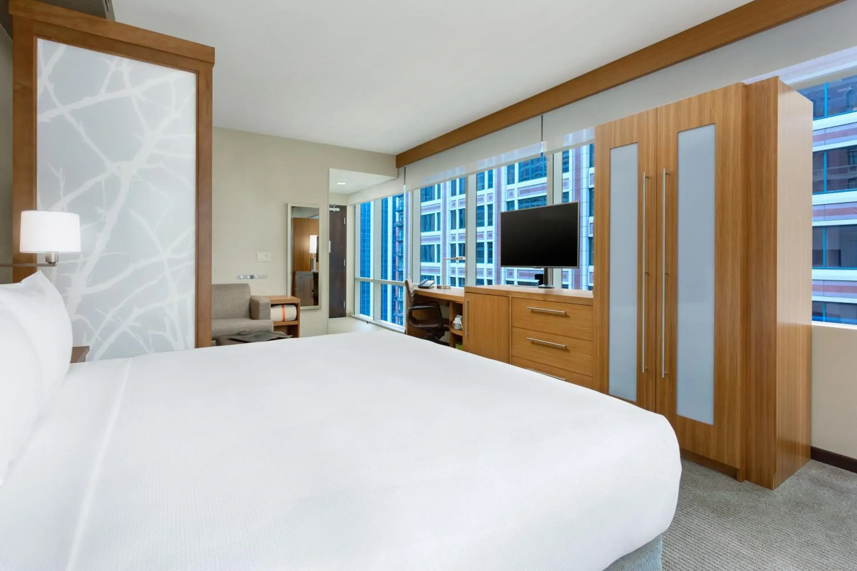 Bed in Hyatt Place Chicago/Downtown - The Loop Bed in Hyatt Place Chicago/Downtown - The Loop