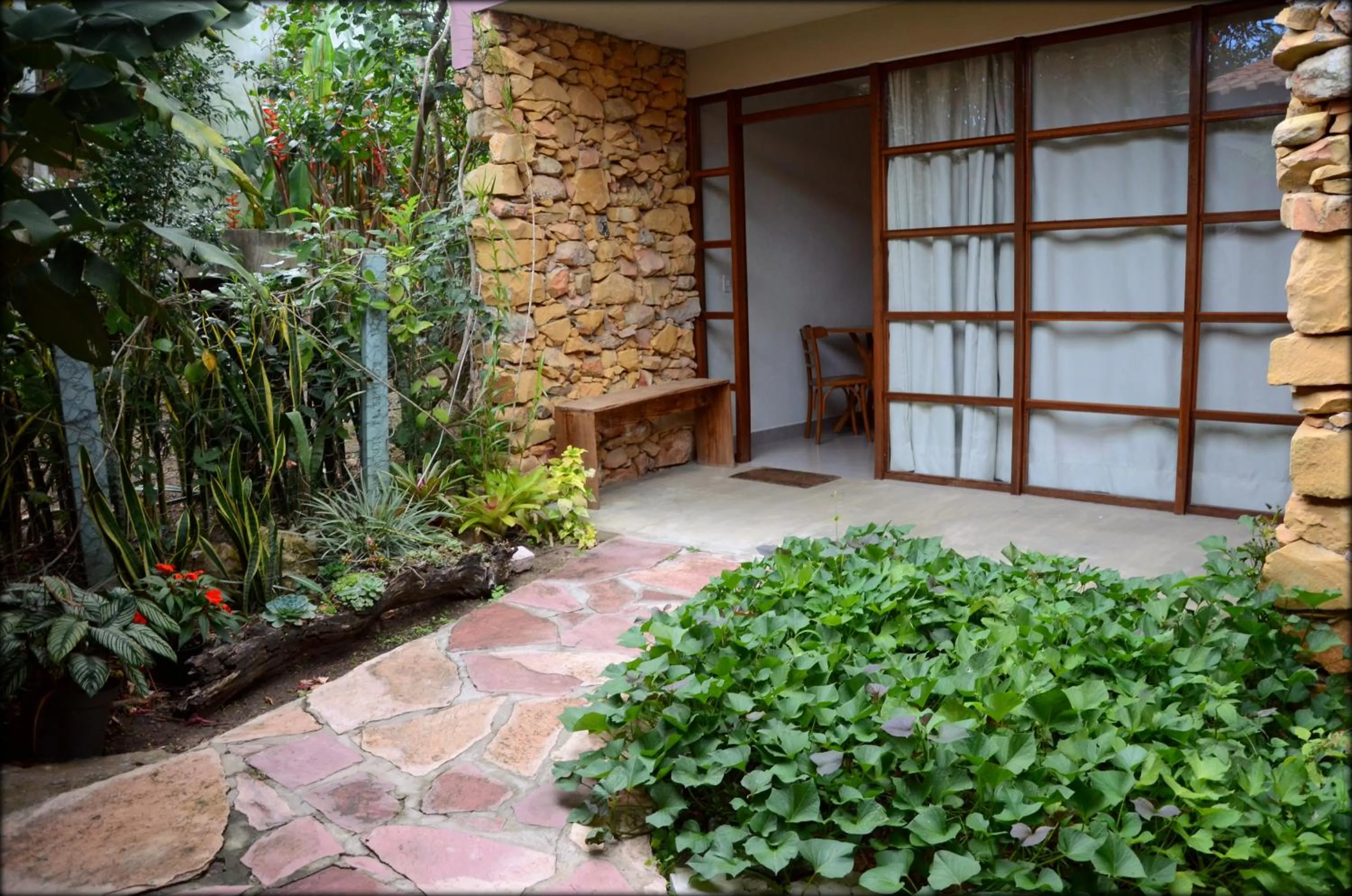 Patio in Pousada Zazen